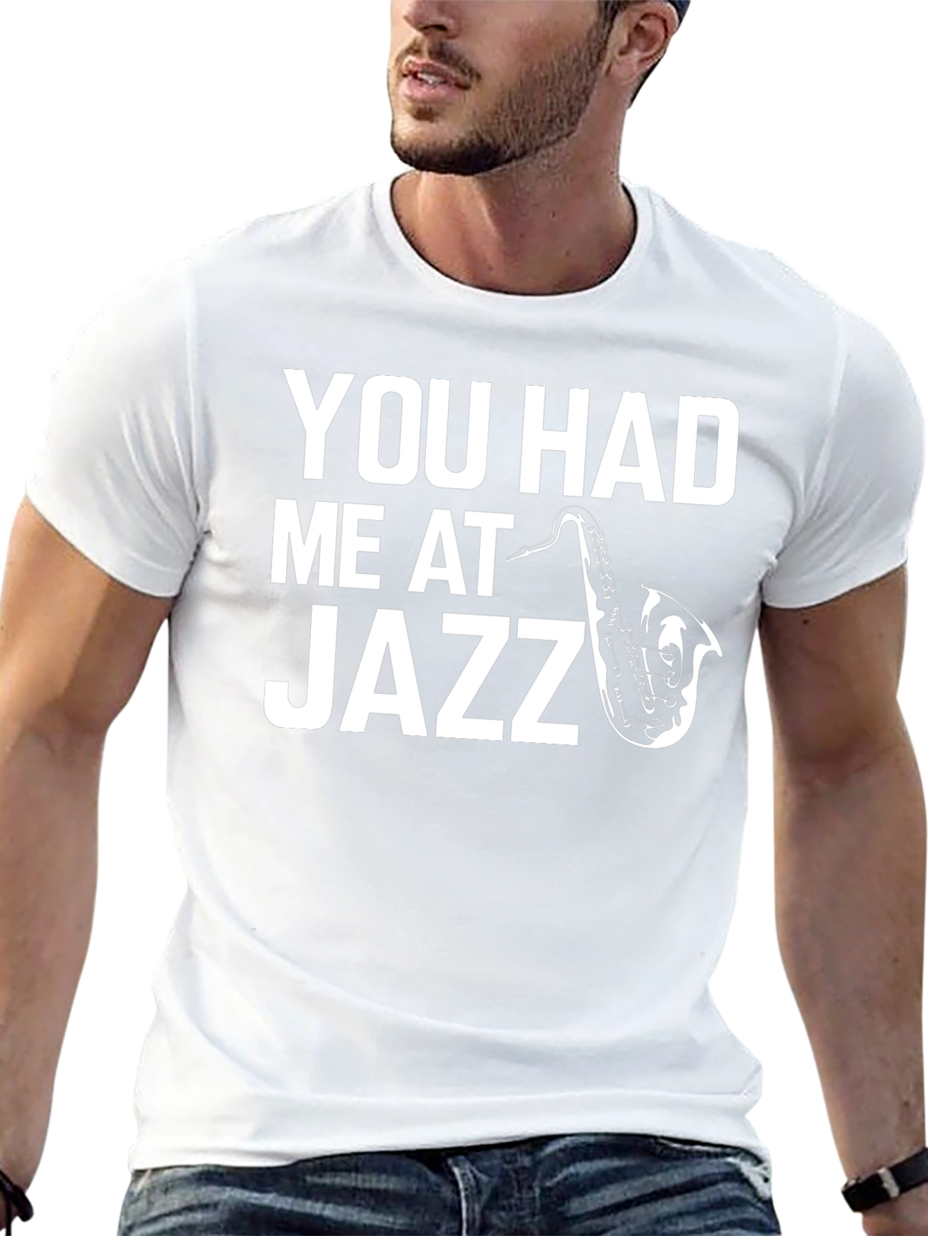 You Had Me At Jazz Graphic Tee