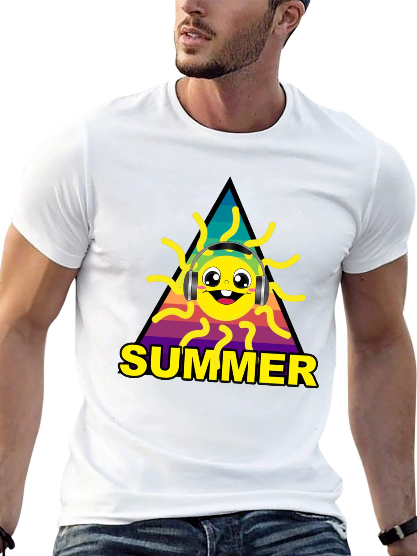 Summer Sun Graphic Tee - Music Lovers Style