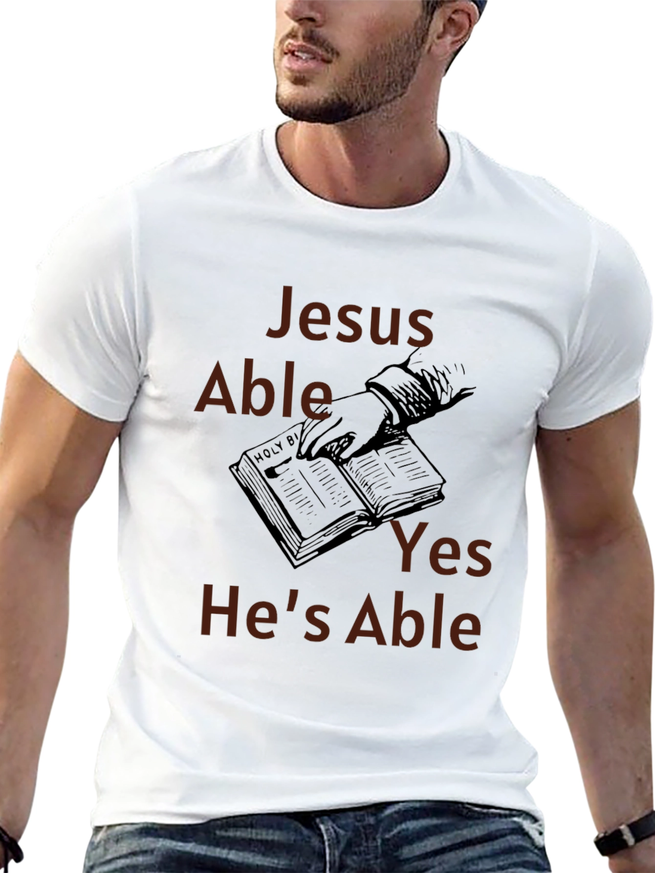 Jesus Able Graphic T-Shirt - Faith Based Apparel