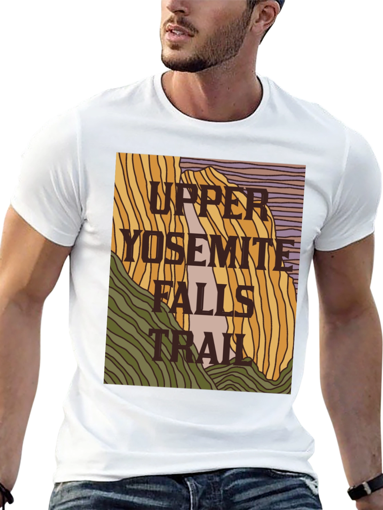 Upper Yosemite Falls Trail Graphic Tee