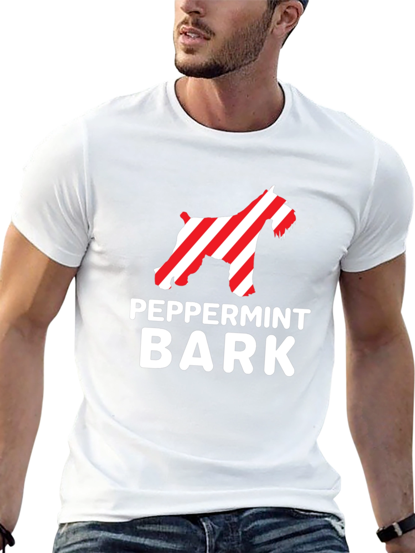 Peppermint Bark Dog Graphic Tee