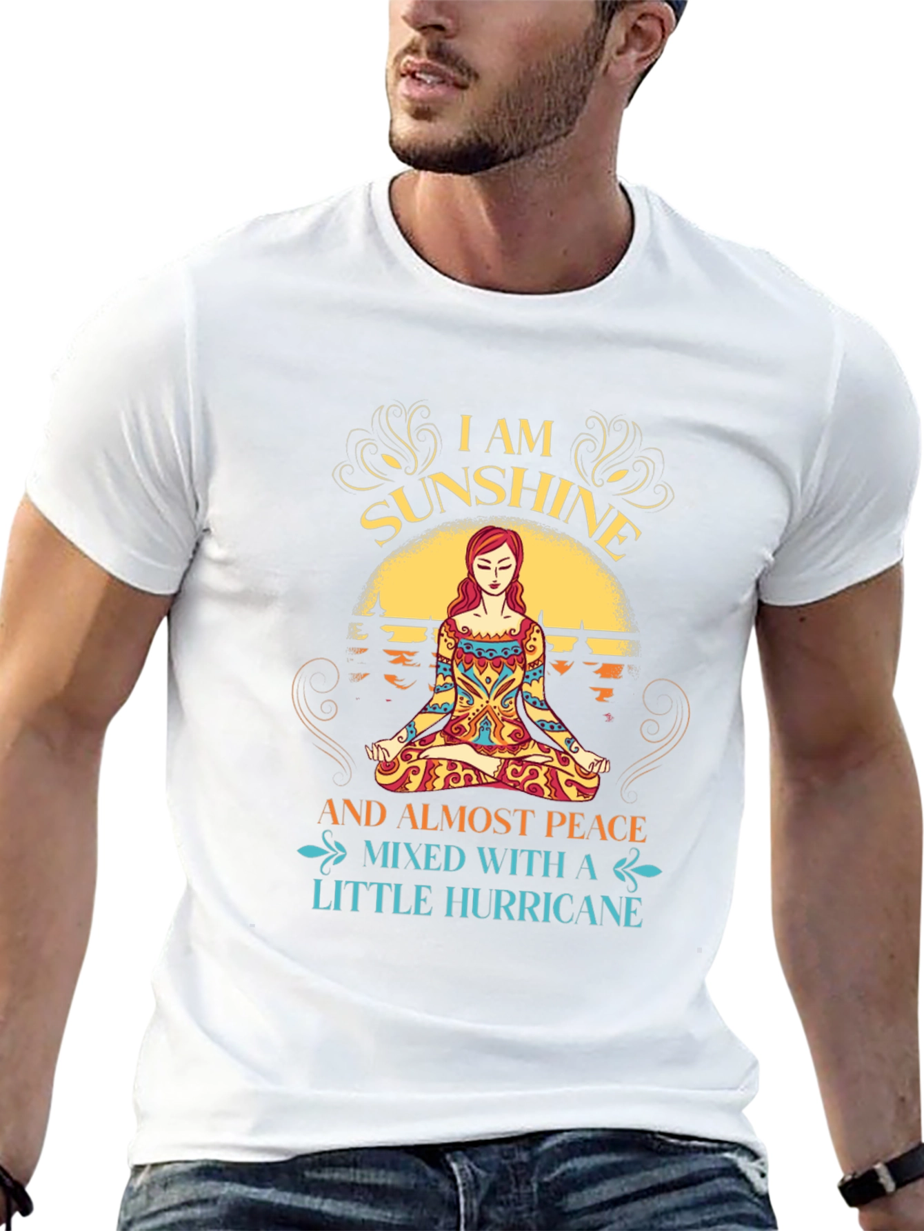 Sunshine Peace Hurricane Graphic Tee