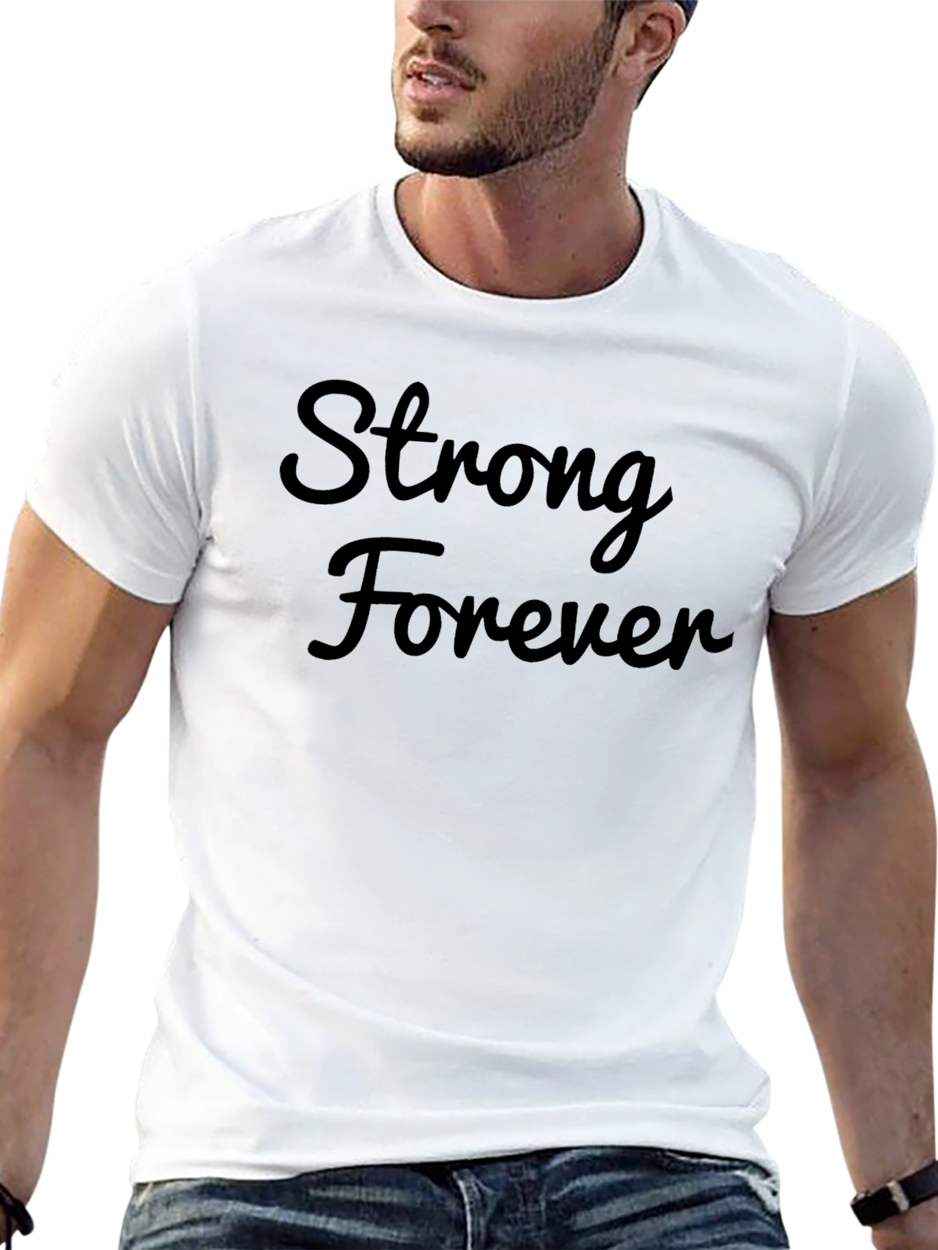 Strong Forever Black T-Shirt