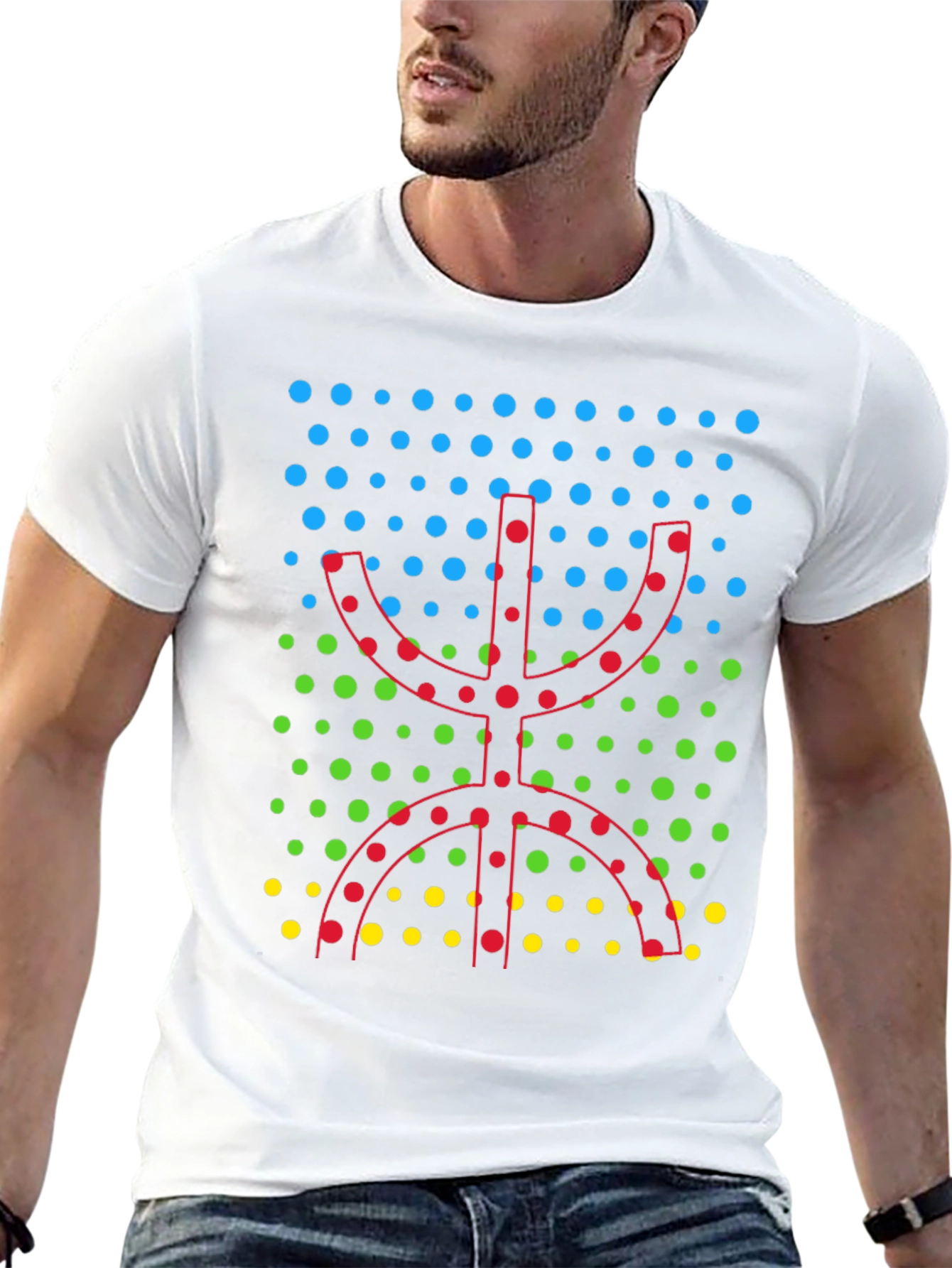 Amazigh Symbol Black T-Shirt