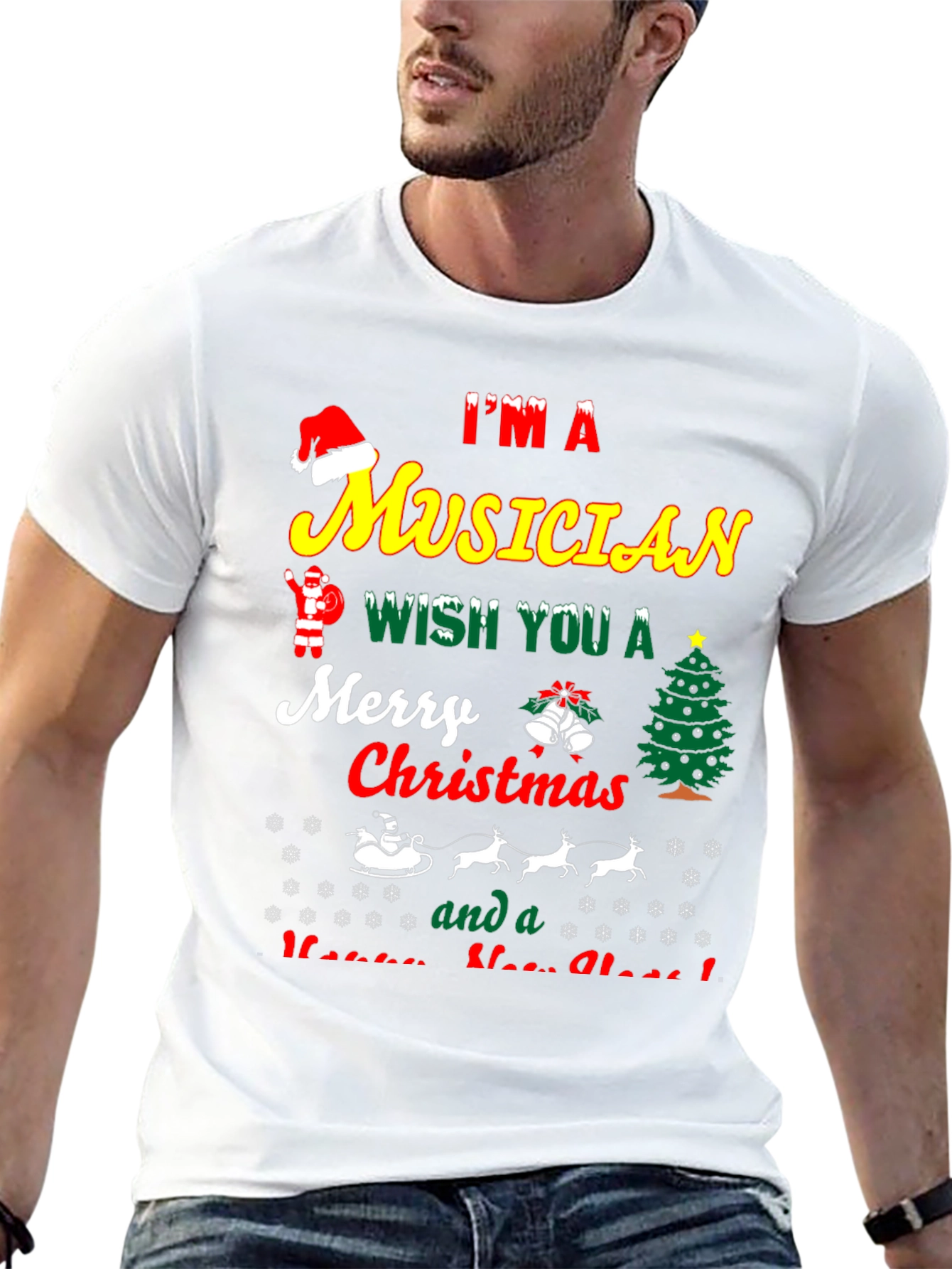 Im a Musician Merry Christmas T-Shirt