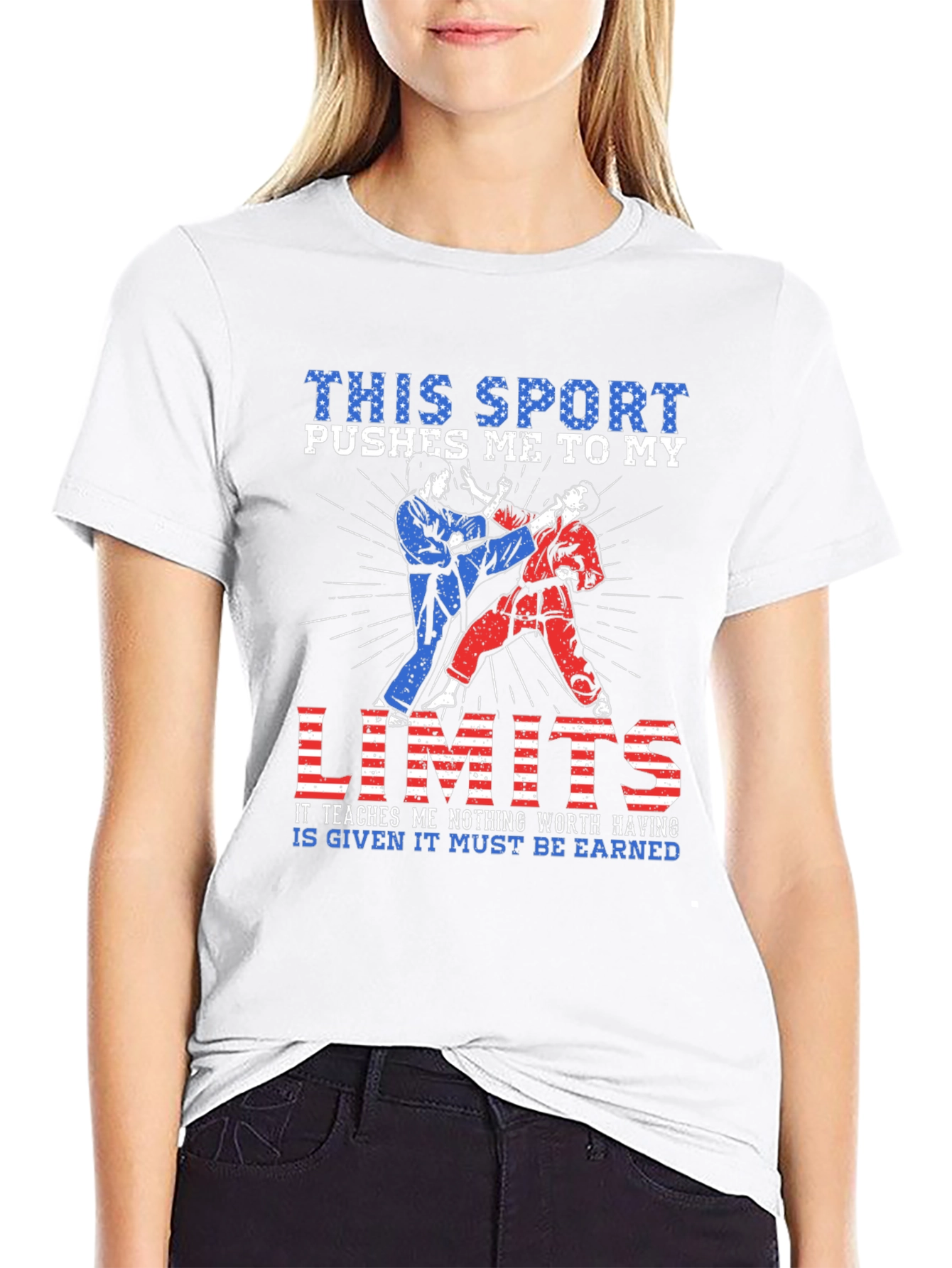 Martial Arts T-Shirt - Pushes Me To My Limits