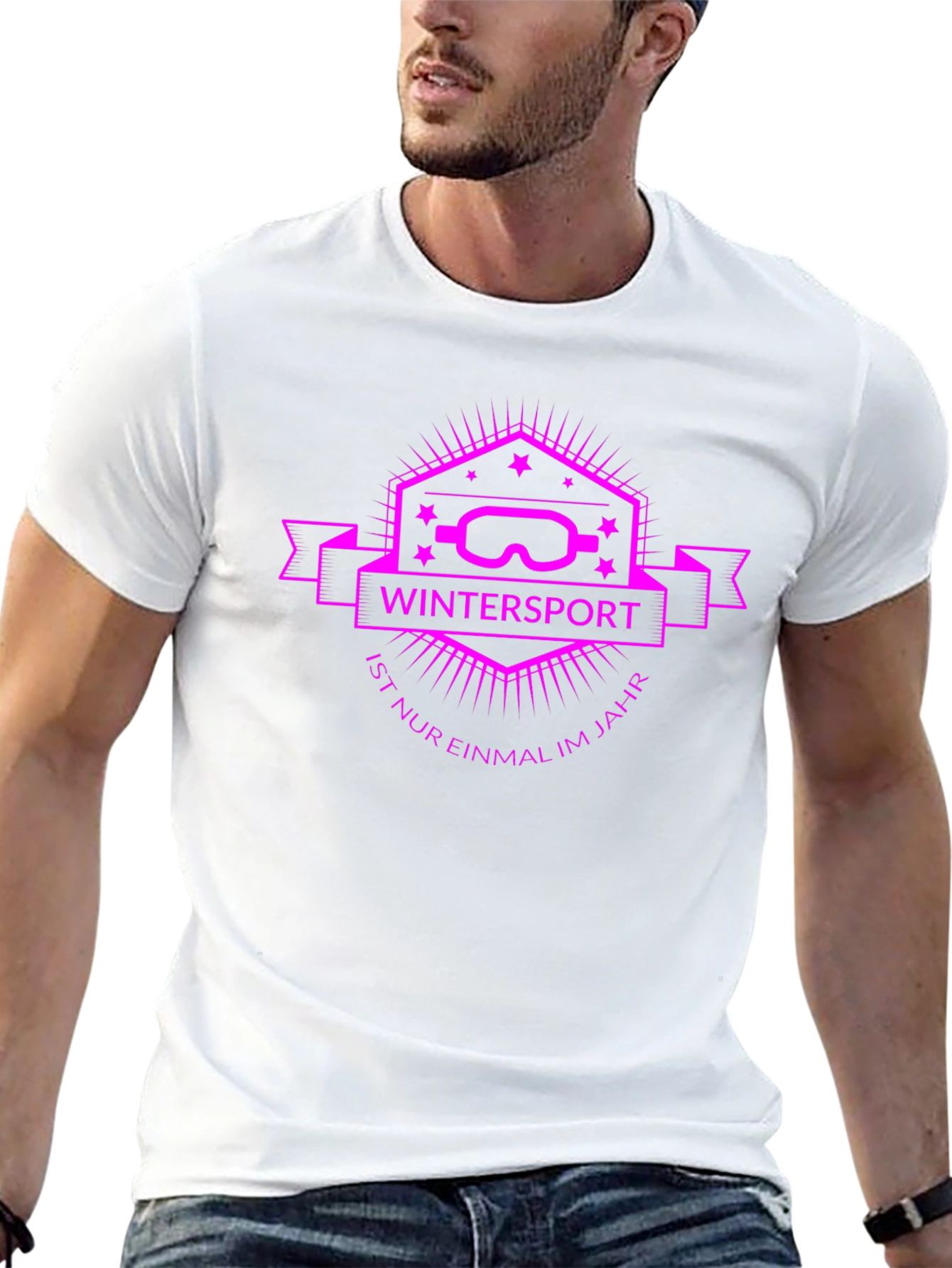 Wintersport Graphic Tee - Ski Goggles Design