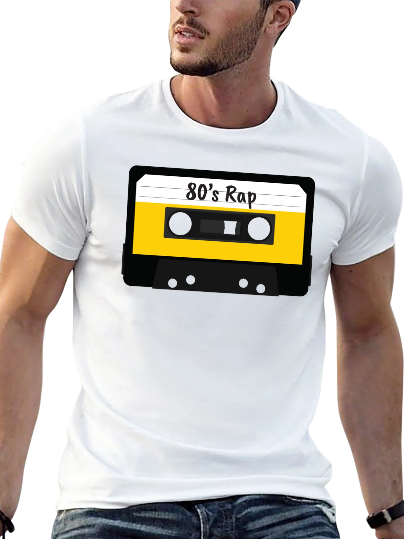 80s Rap Cassette Graphic T-Shirt