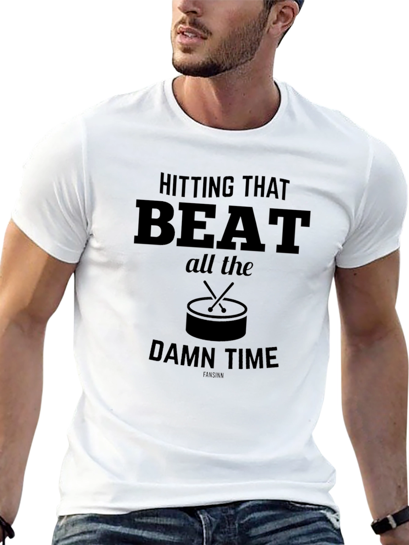 Hitting That Beat Drummer T-Shirt