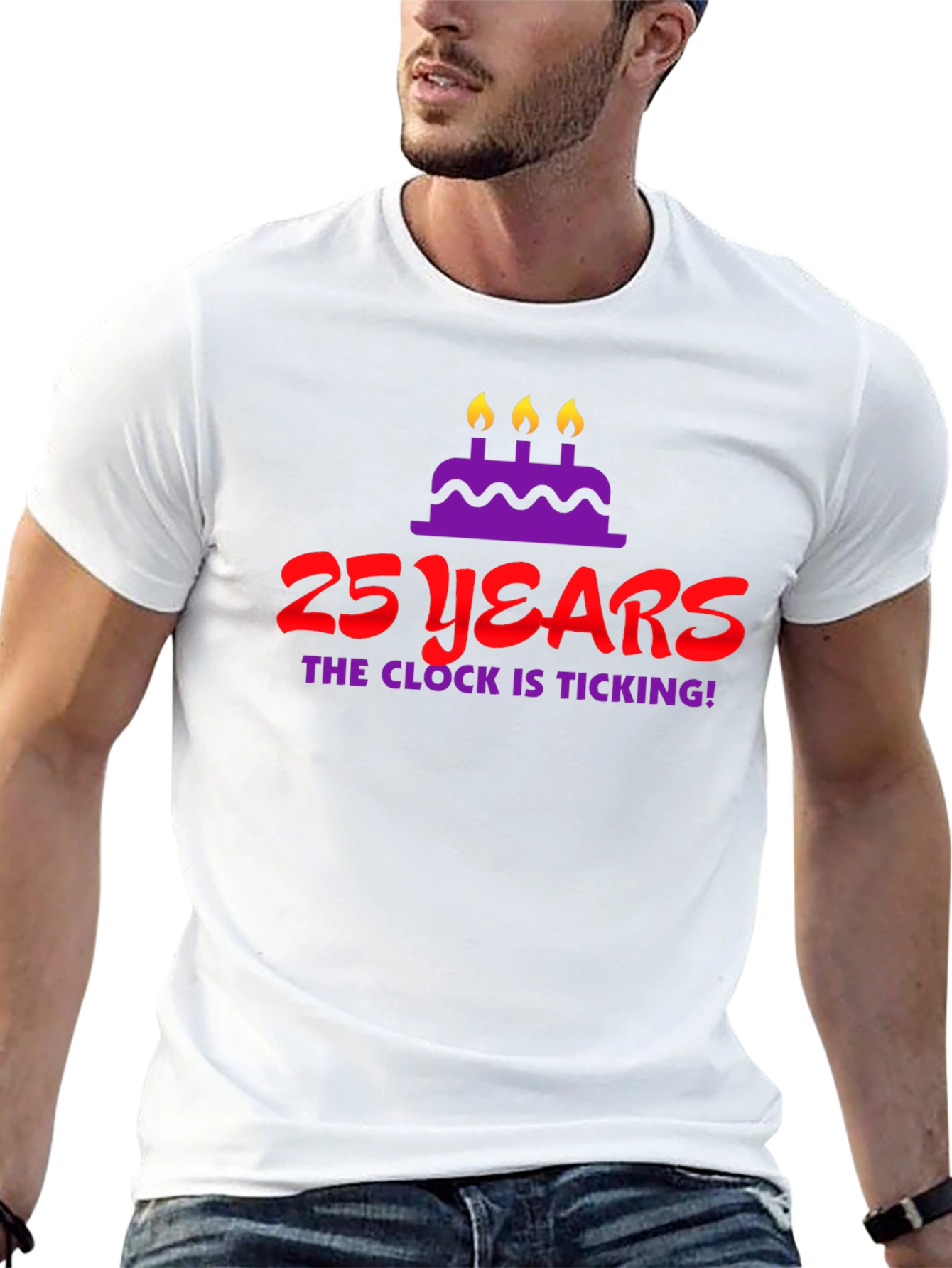 25 Years Birthday T-Shirt - The Clock Is Ticking!