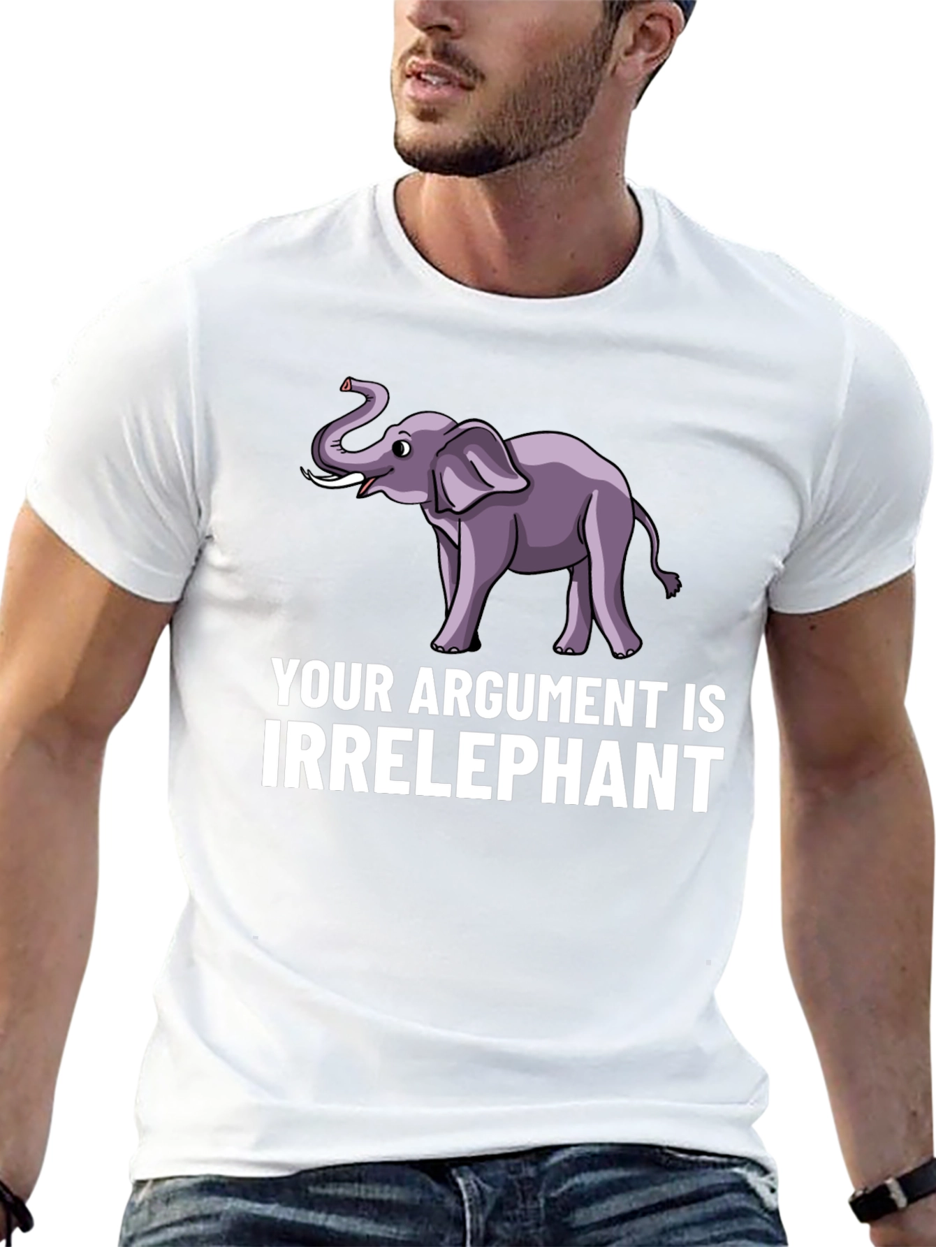 Irrelephant Graphic T-Shirt - Funny Argument Tee