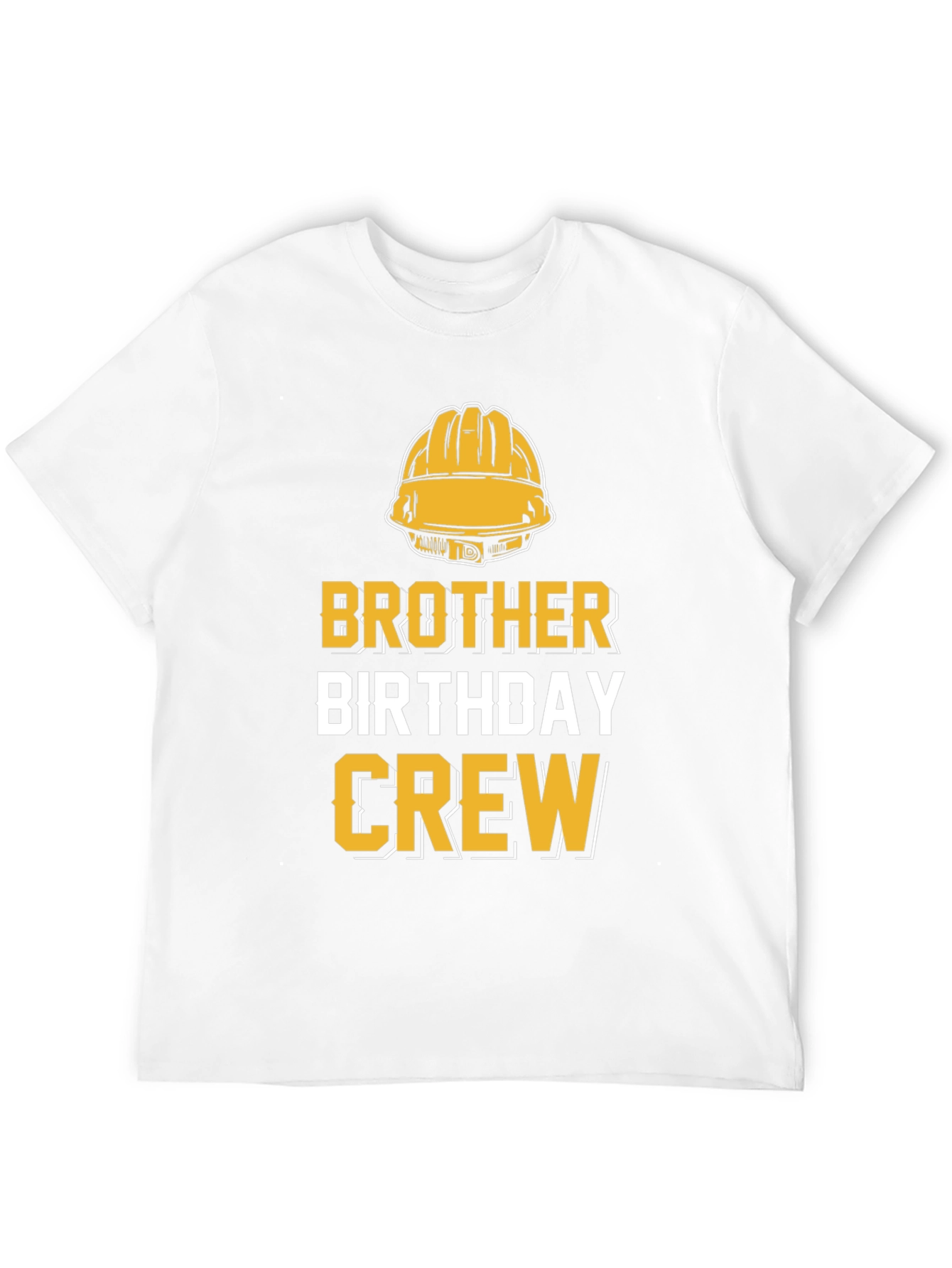 Brother Birthday Crew Construction T-Shirt