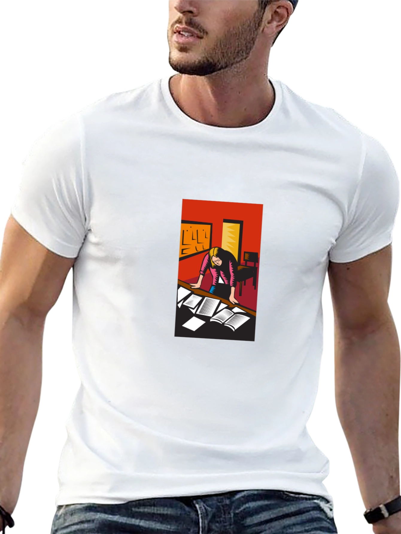 Studious Graphic Tee - Black Cotton T-Shirt