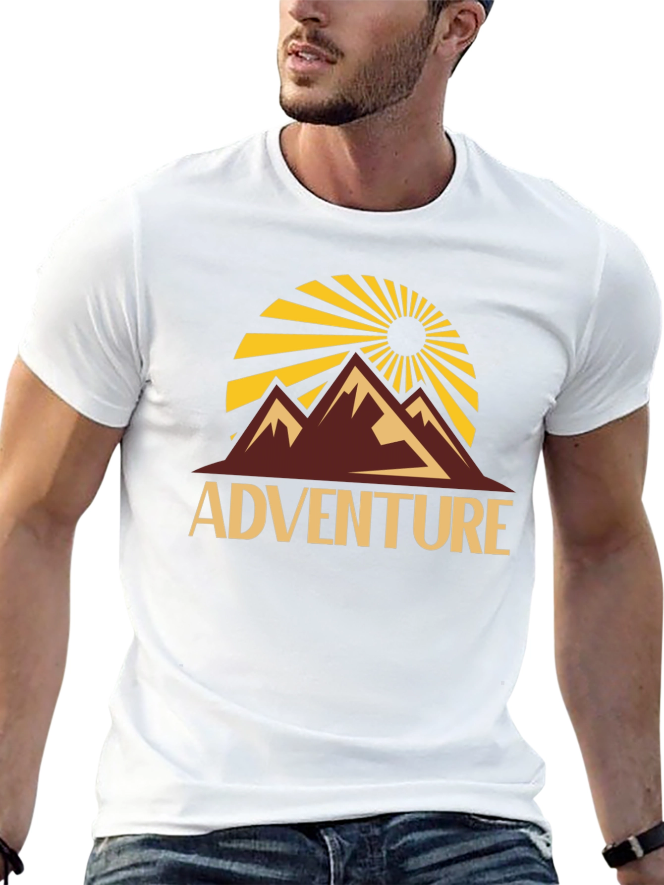 Adventure Graphic Tee - Mountain Scene