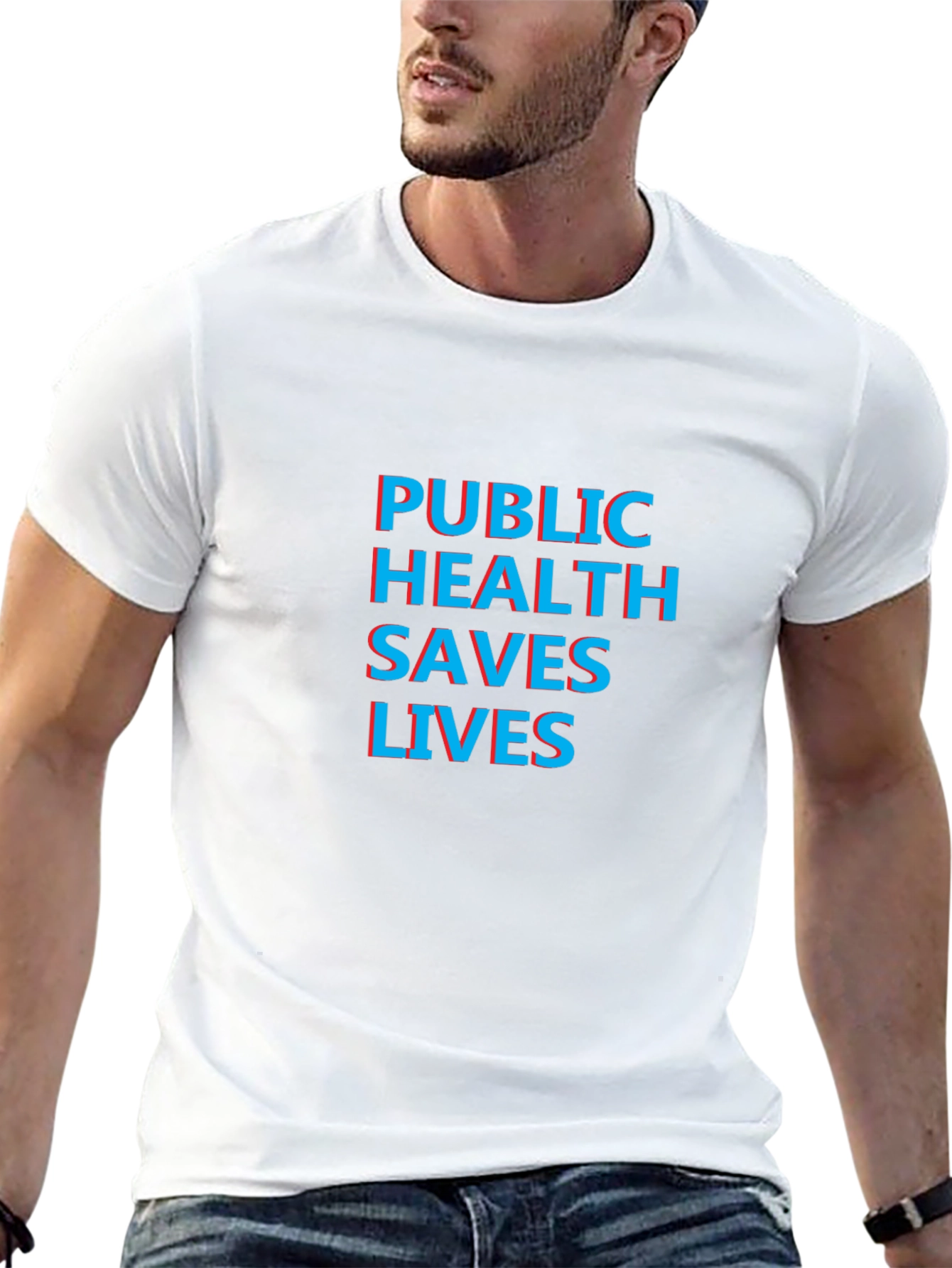 Public Health Saves Lives T-Shirt - Black