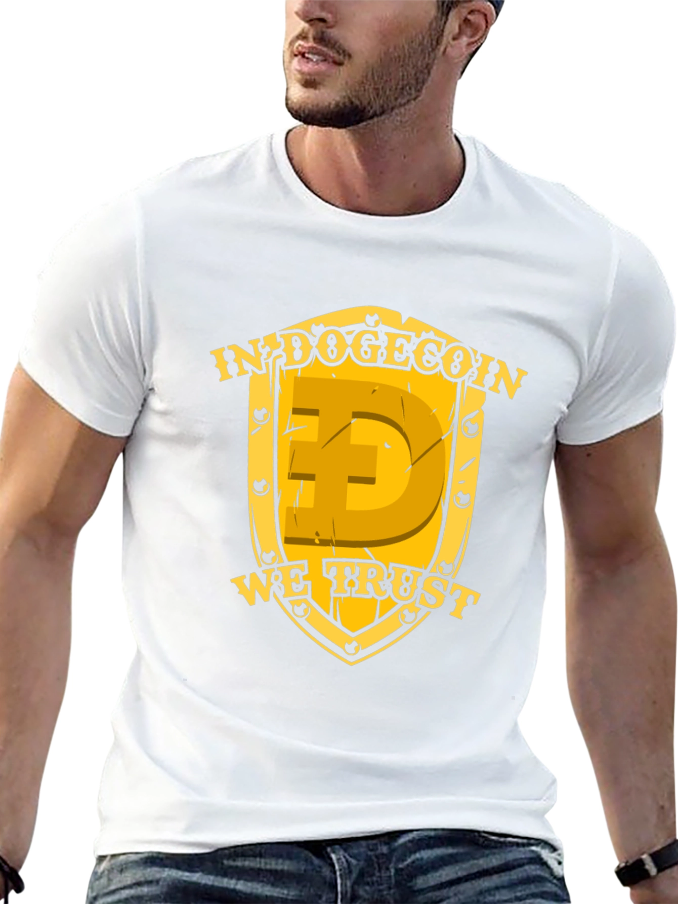 In Dogecoin We Trust Black T-Shirt