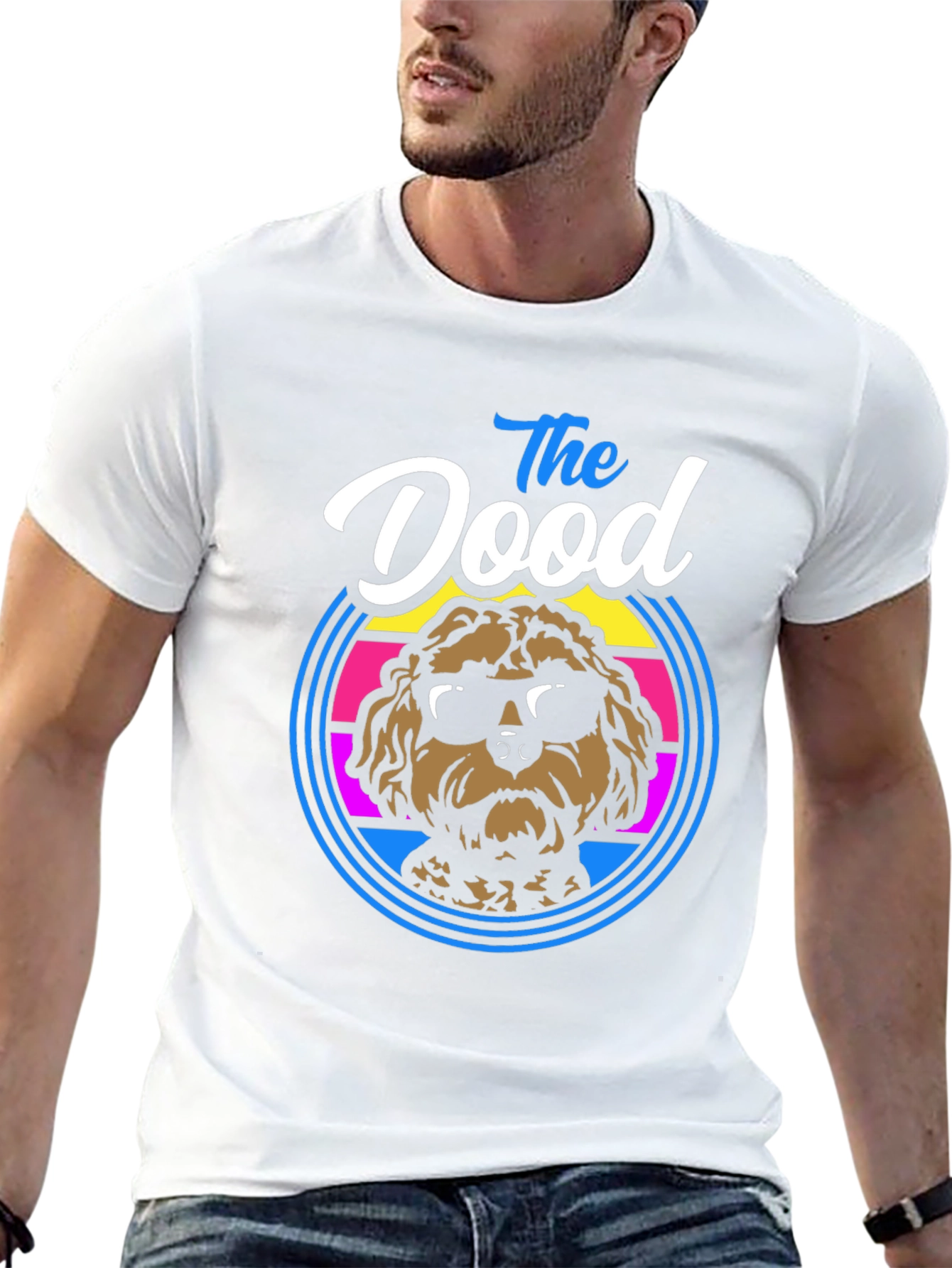 The Dood Dog Sunglasses Black T-Shirt