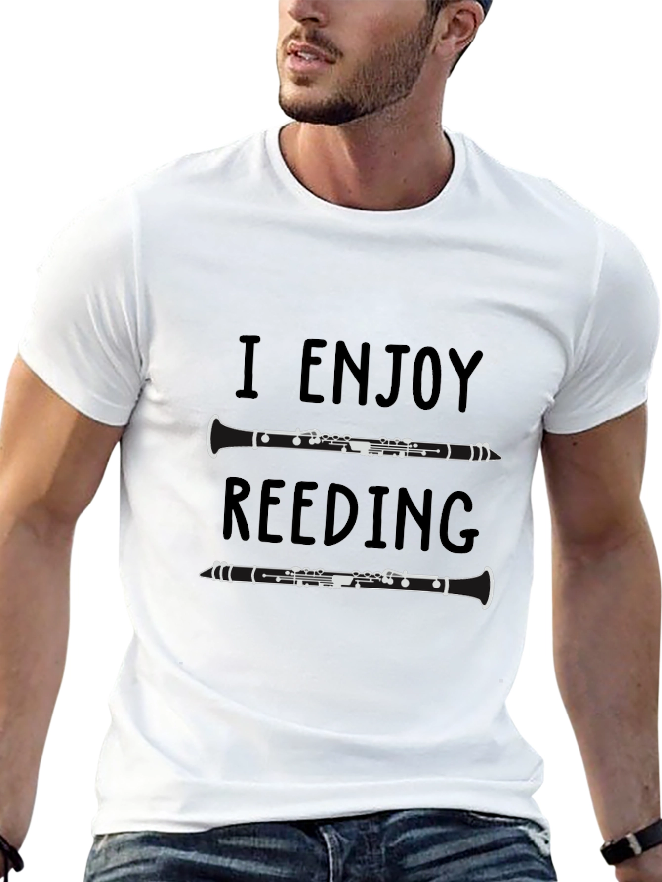 I Enjoy Reed-ing Clarinet T-Shirt