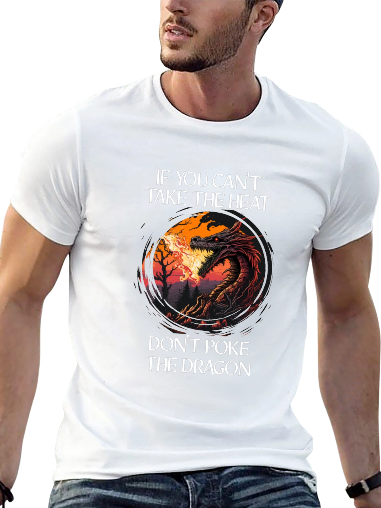 Dragon Heat T-Shirt - Fantasy Graphic Tee