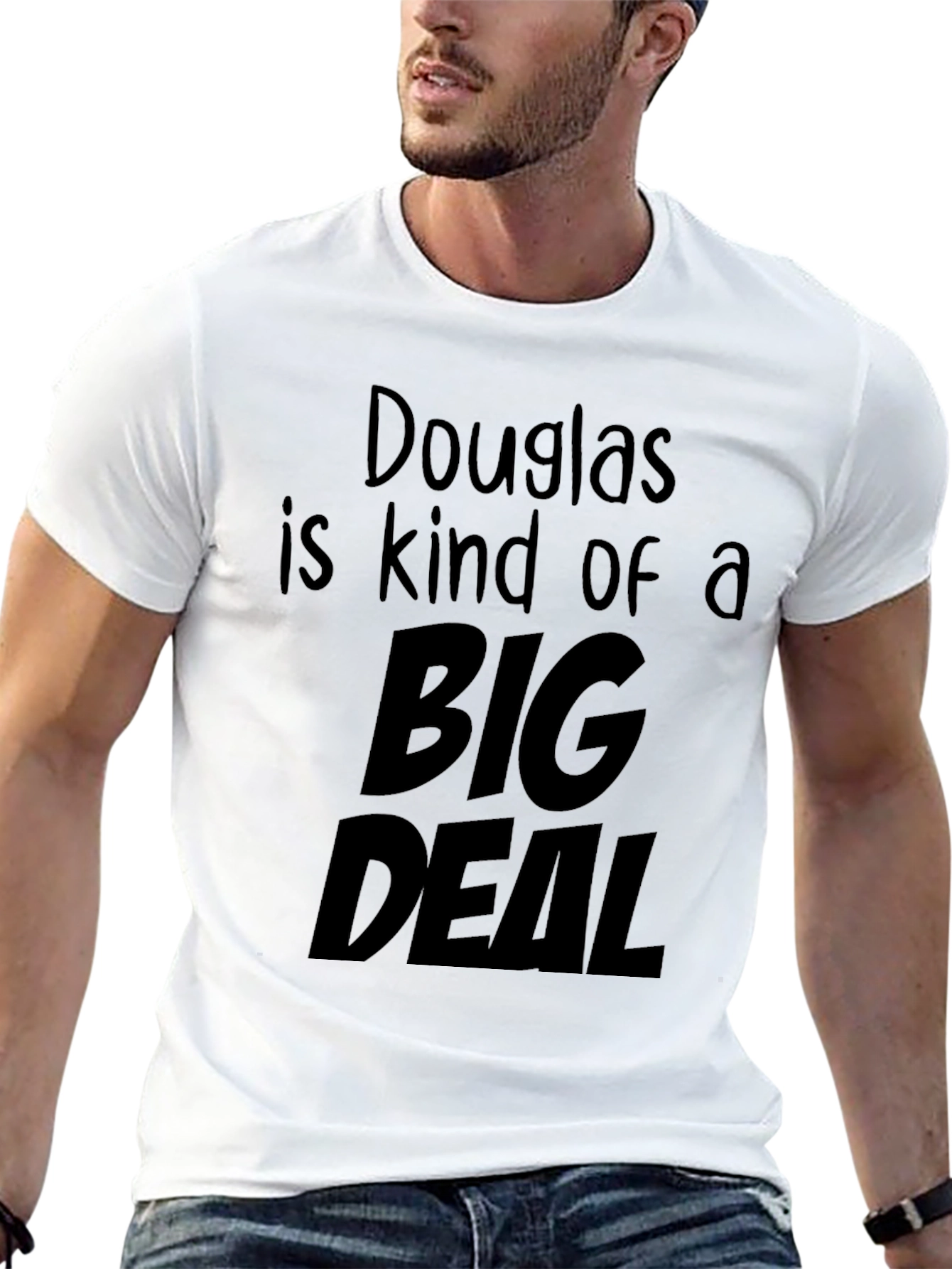 Douglas is Kind of a Big Deal Black T-Shirt