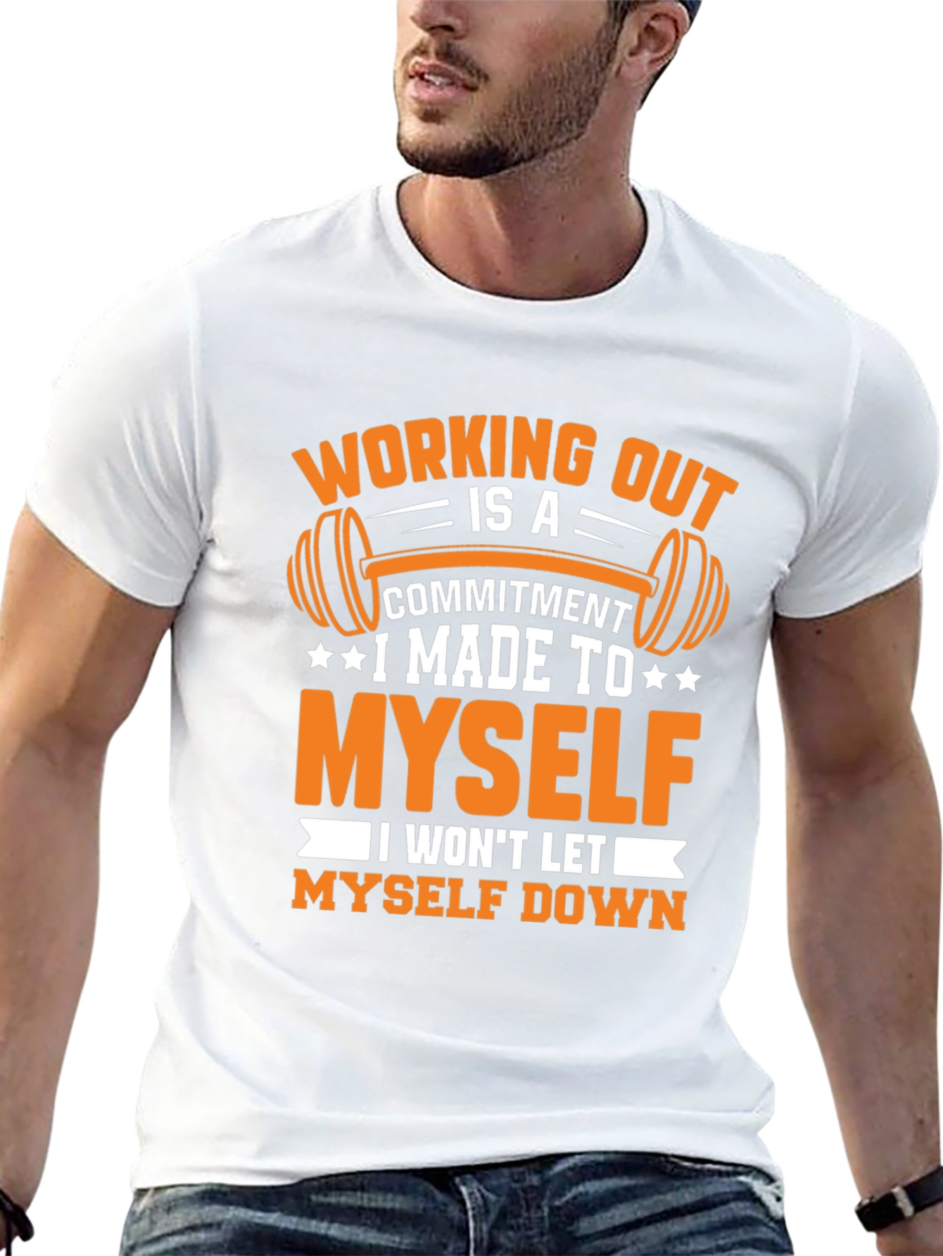 Workout Commitment Graphic T-Shirt
