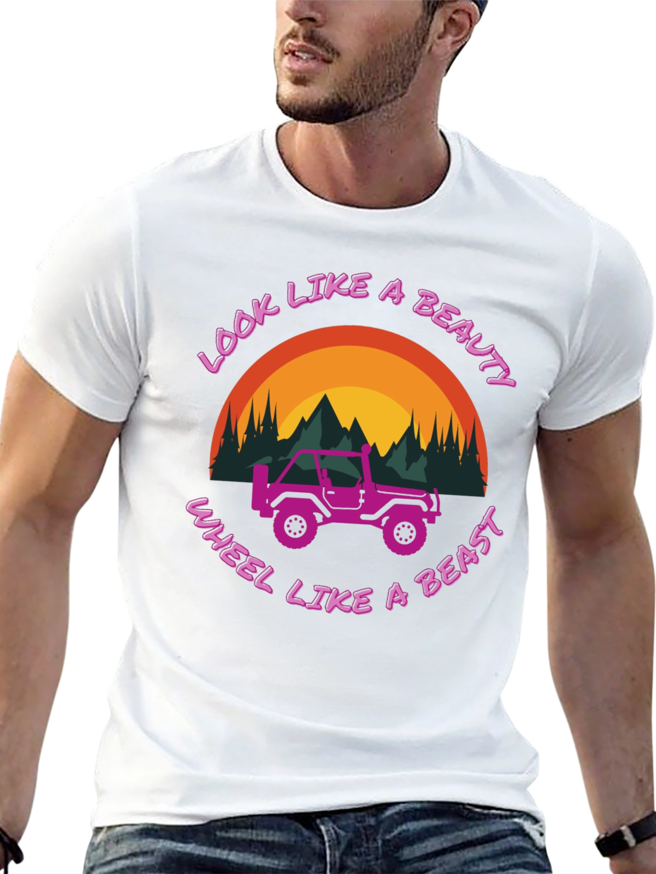 Look Like A Beauty Wheel Like A Beast T-Shirt