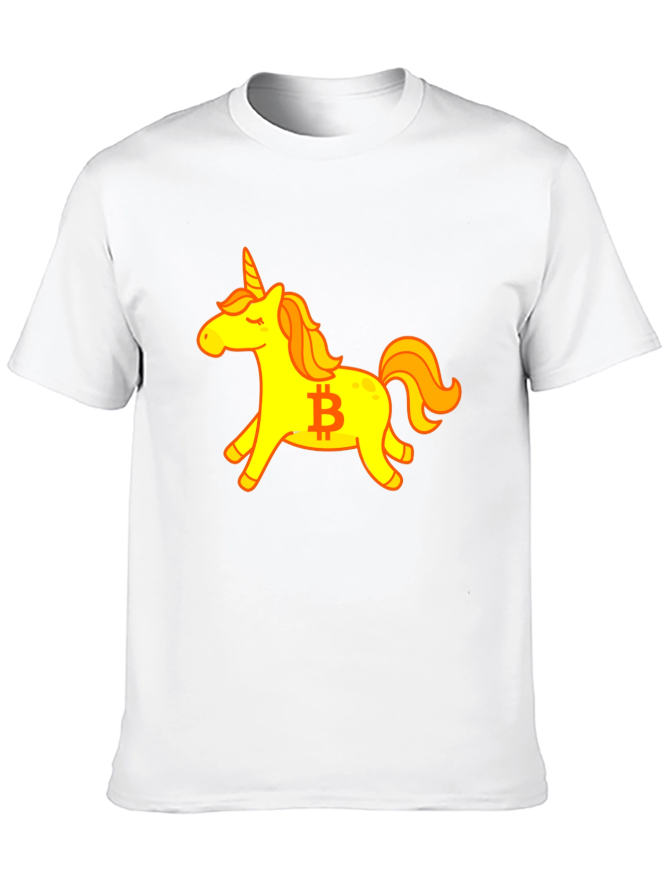 Bitcoin Unicorn Black T-Shirt
