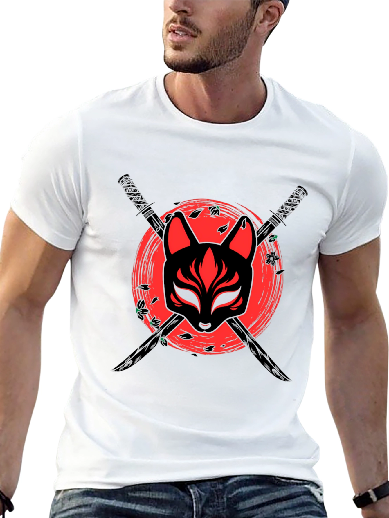 Samurai Fox Mask T-Shirt