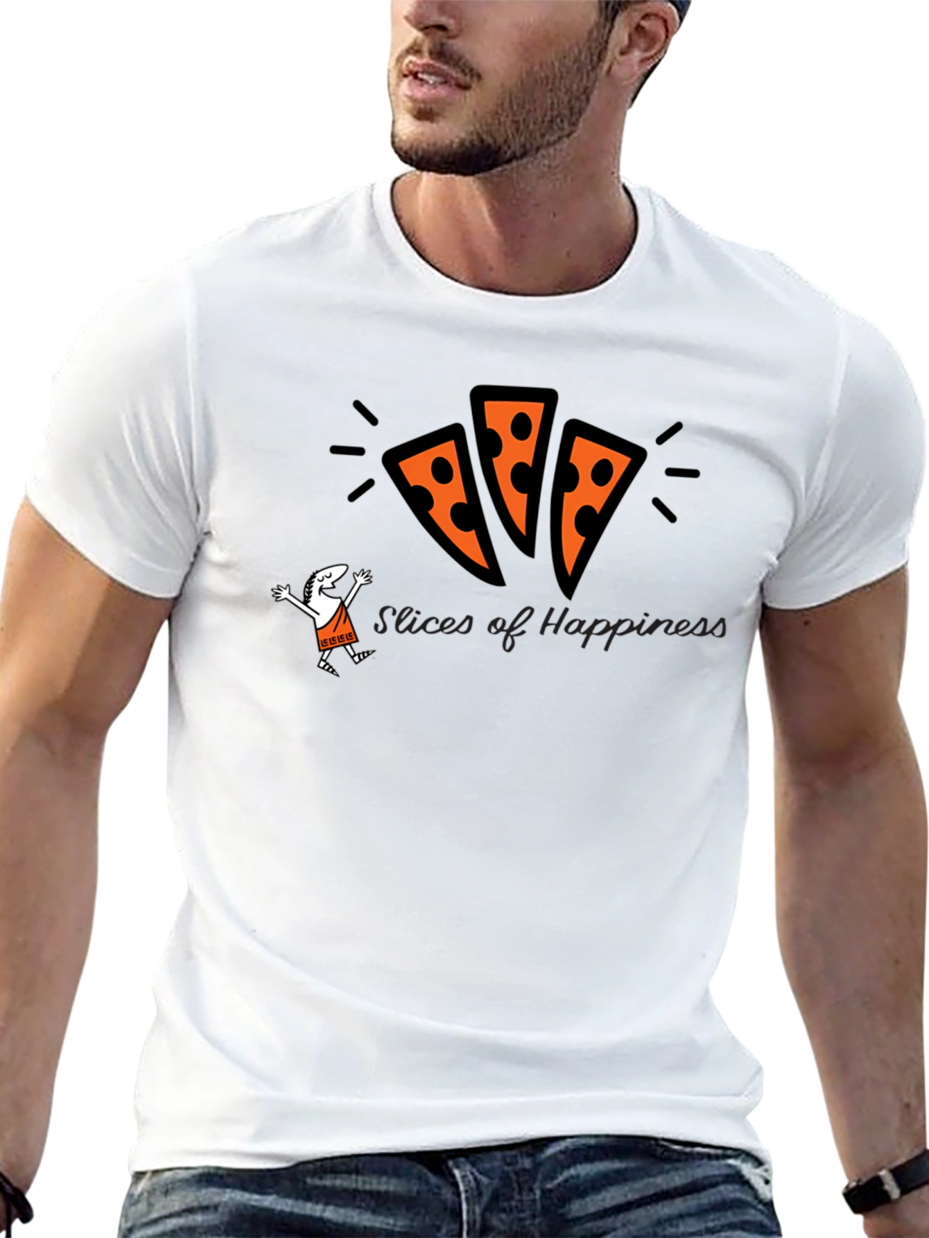 Slice of Happiness Graphic T-Shirt