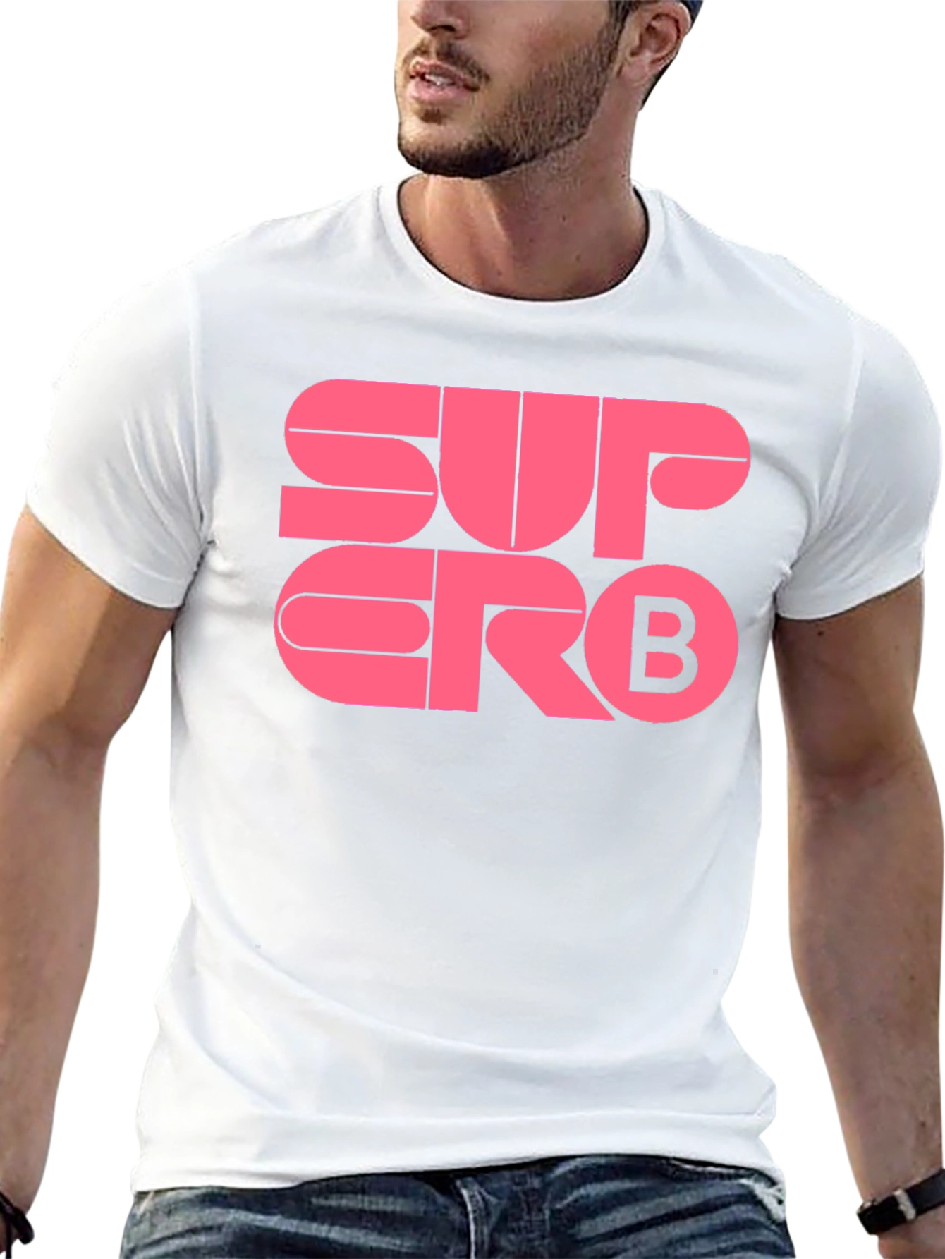 Superb Graphic Tee - Soft Black Cotton Blend