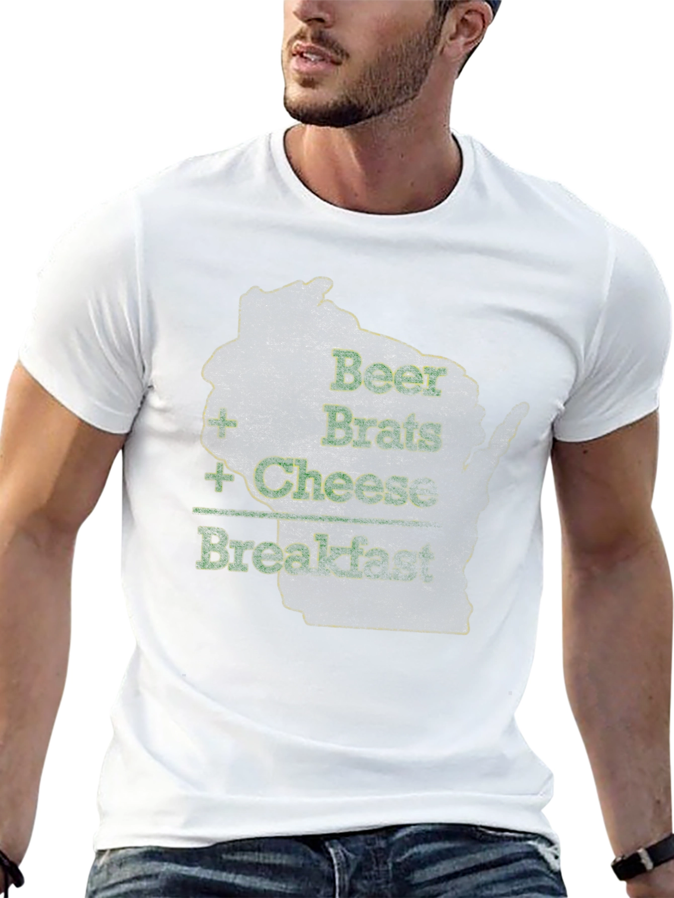 Beer Brats Cheese Breakfast Graphic Tee