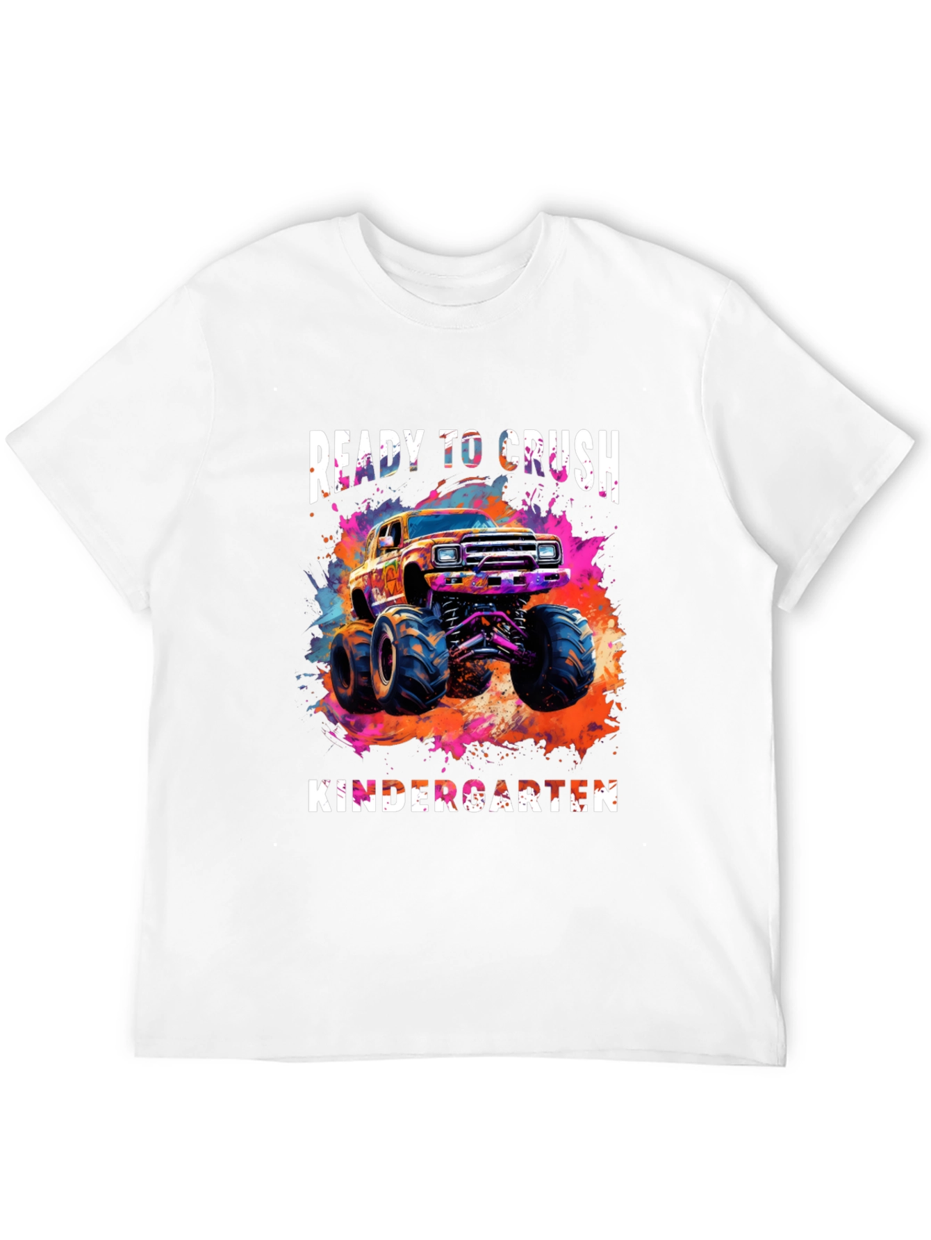 Ready to Crush Kindergarten Monster Truck Tee