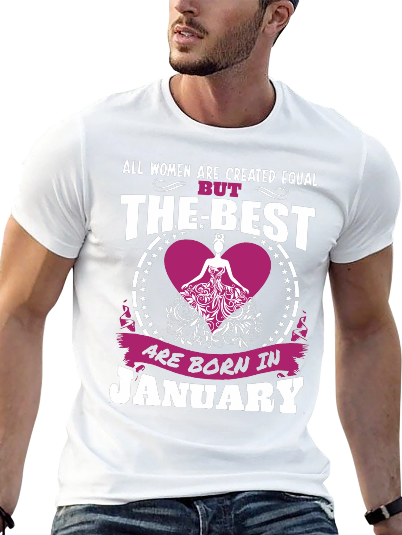 Women Born in January Graphic T-Shirt