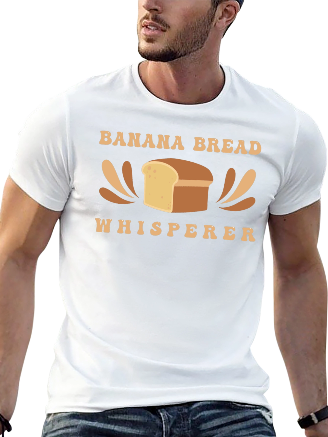 Banana Bread Whisperer T-Shirt Funny Baking Tee