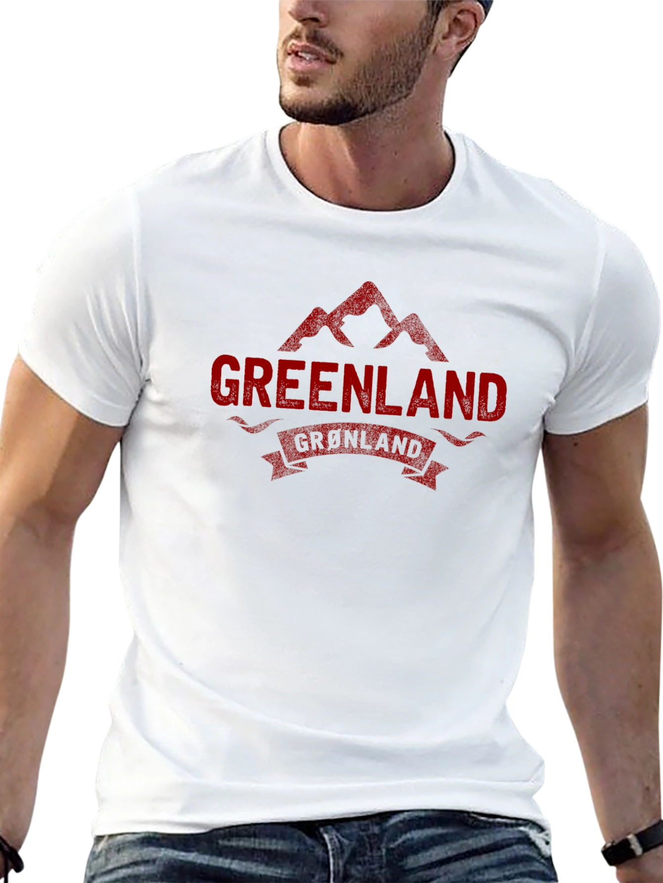Greenland Graphic Tee - Mountain Design