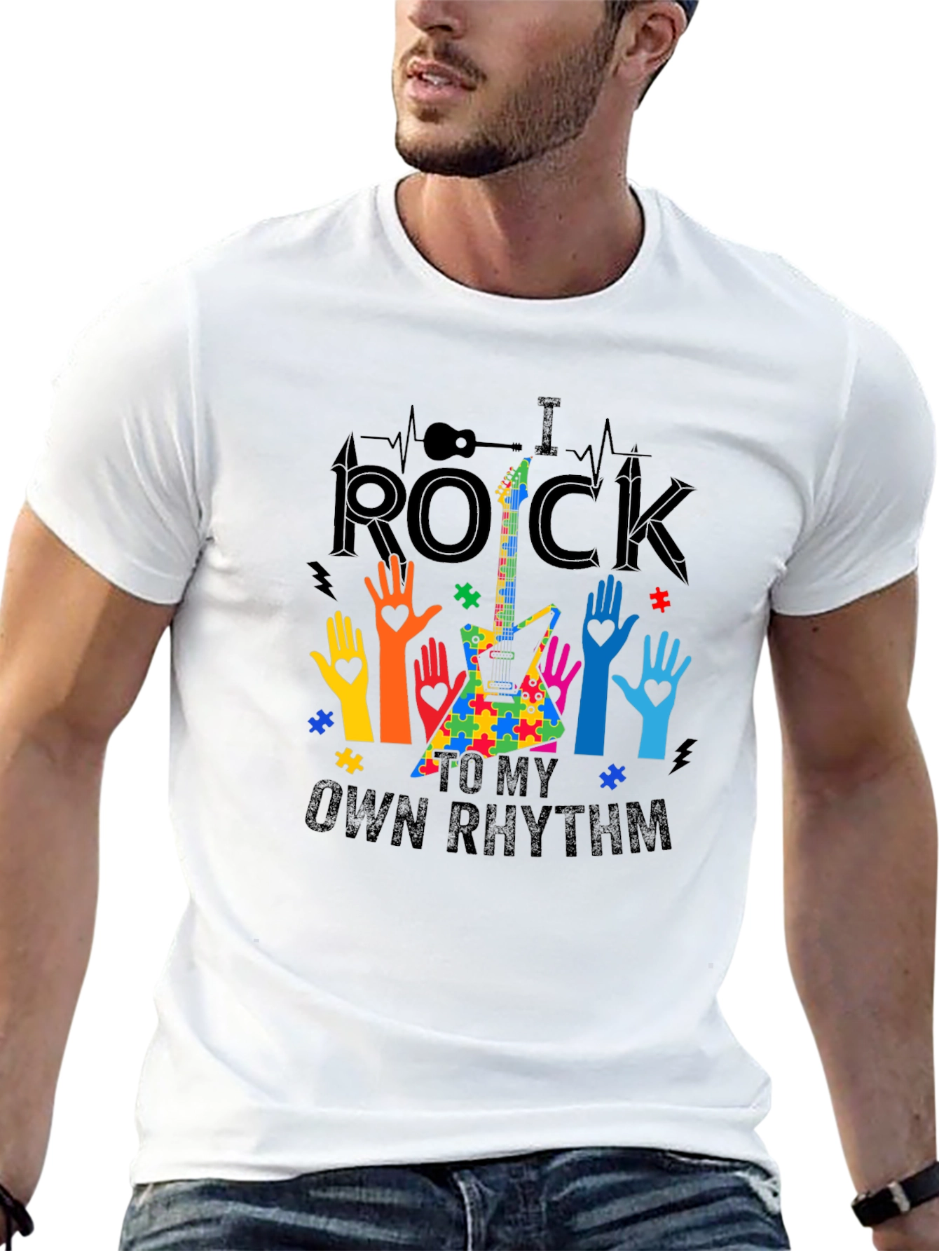 I Rock To My Own Rhythm Autism Awareness T-Shirt