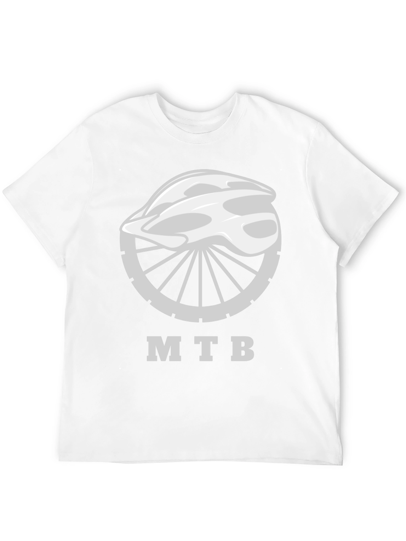 MTB Bike Helmet Graphic Tee - Black