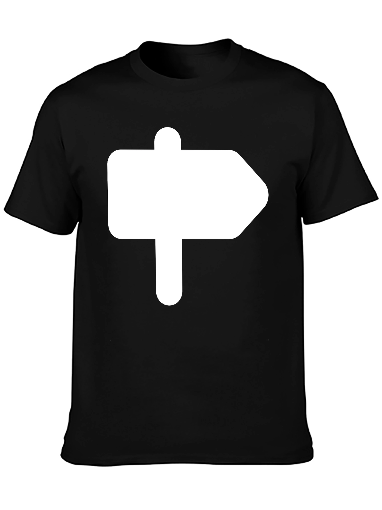 Right Direction Sign T-Shirt - Modern Graphic Tee