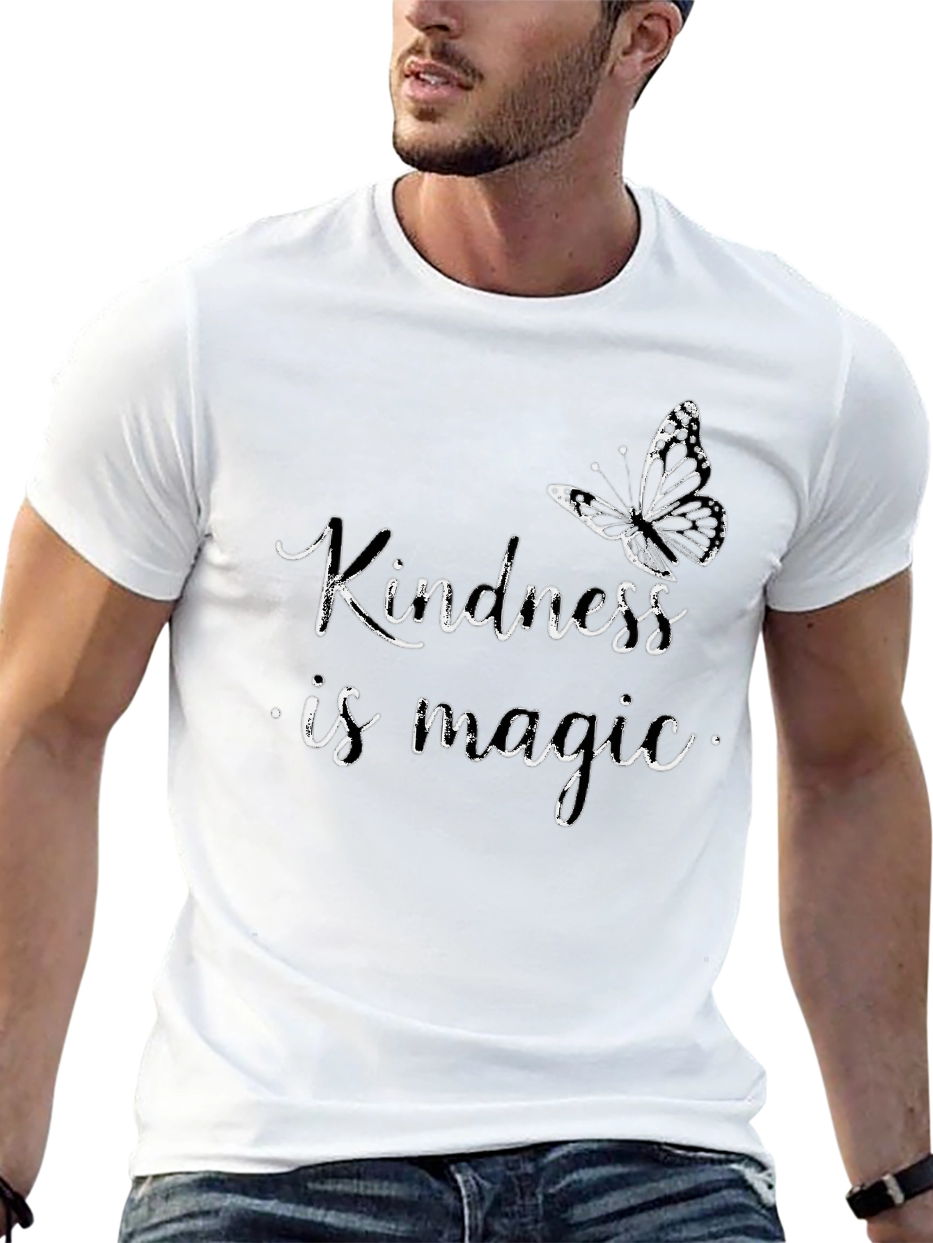 Kindness is Magic Butterfly Graphic Tee