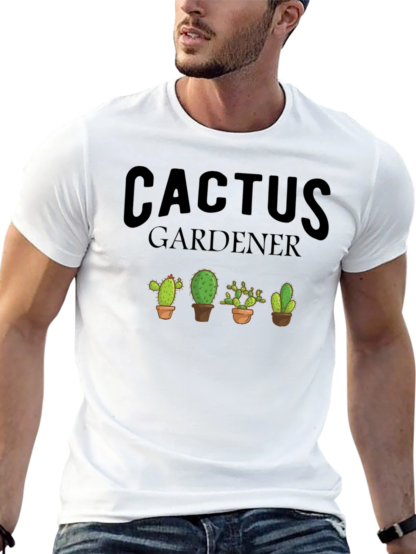 Cactus Gardener Graphic T-Shirt