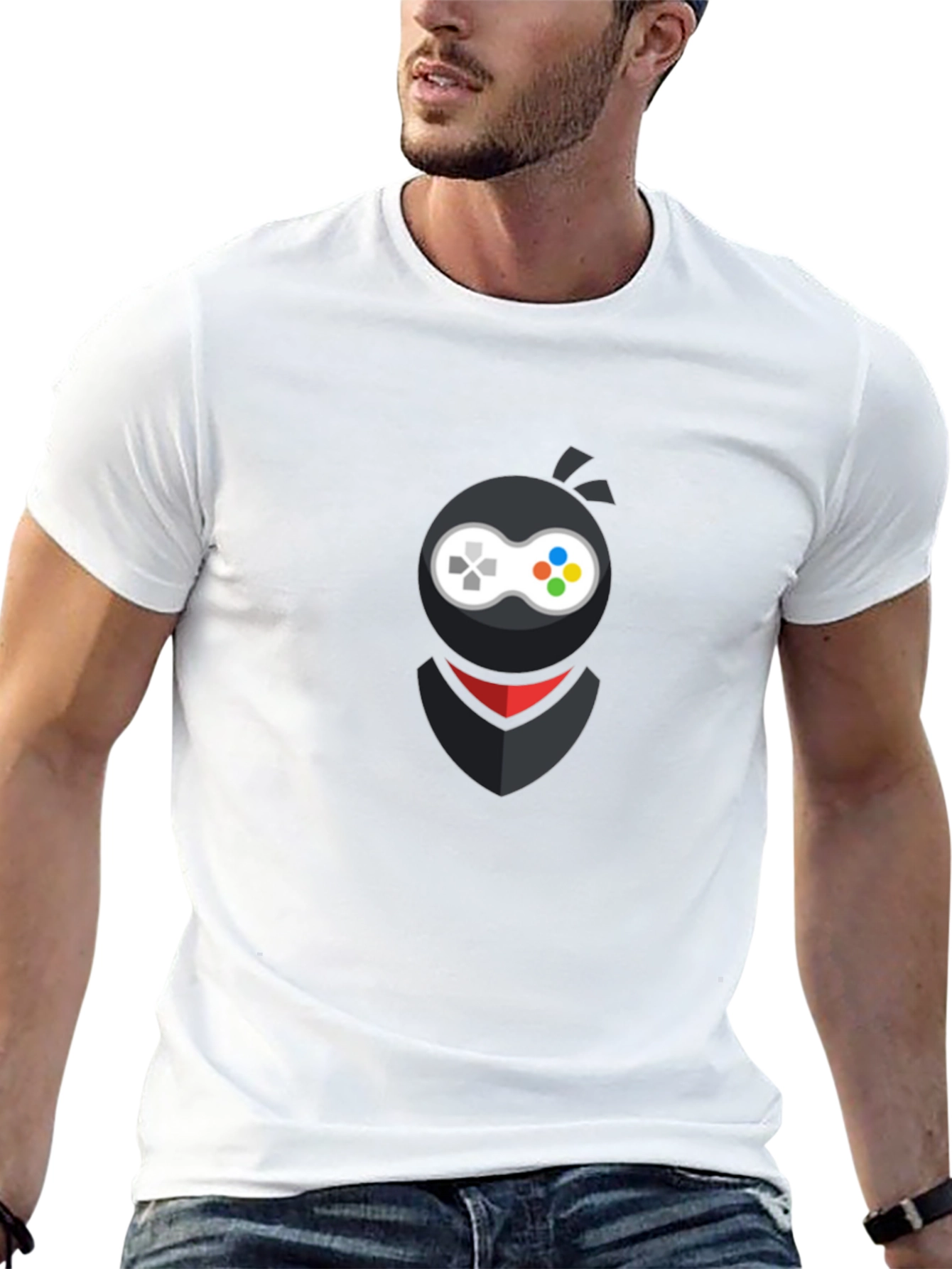 Gamer Ninja Black T-Shirt - Stealth Gaming Style