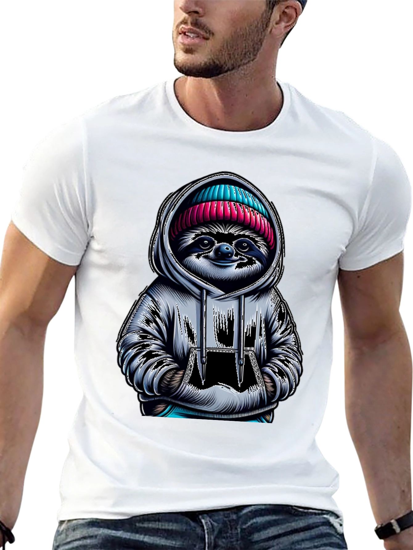 Cool Sloth Graphic Tee