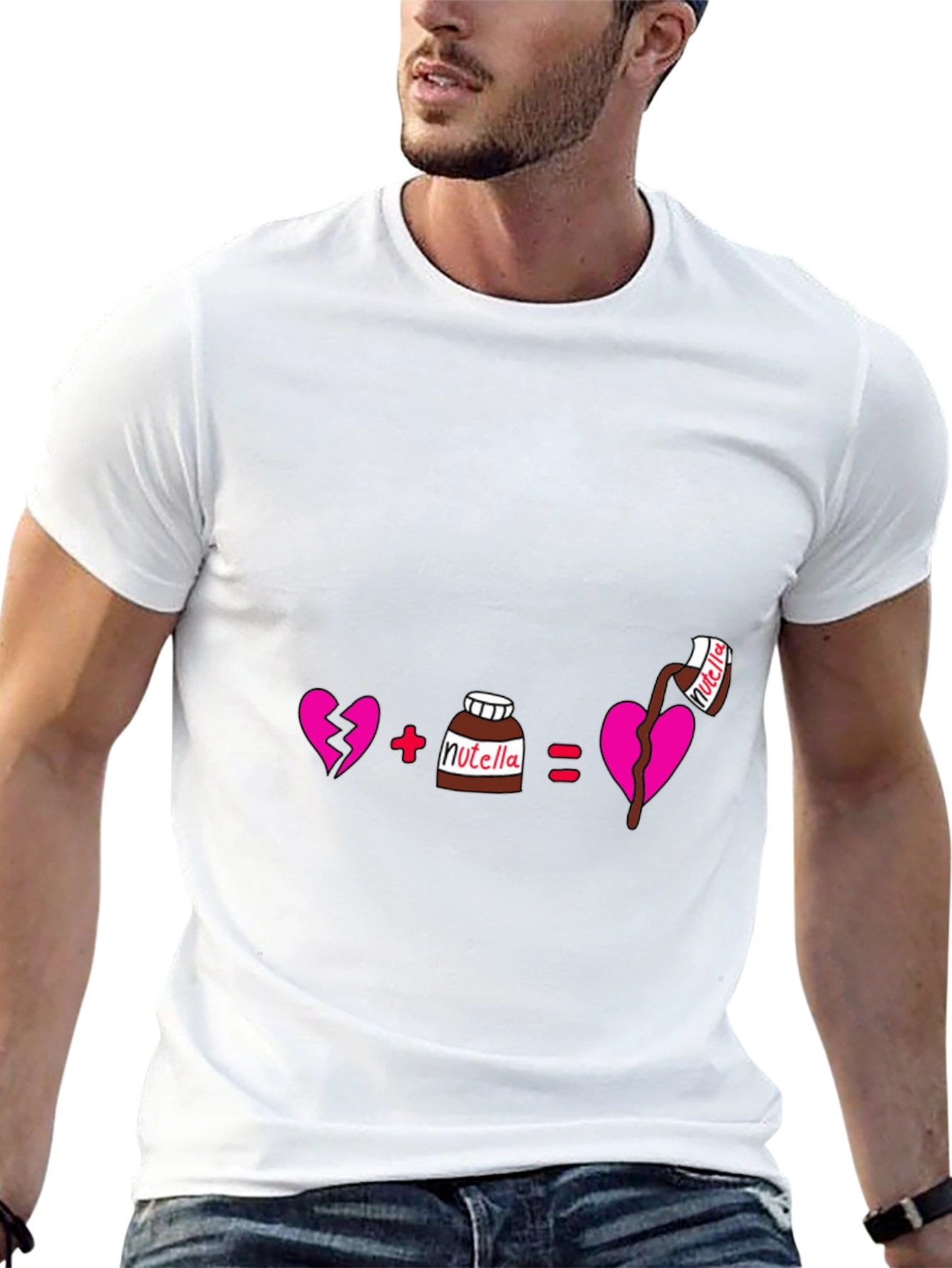Nutella Love Equation T-Shirt - Funny Graphic Tee