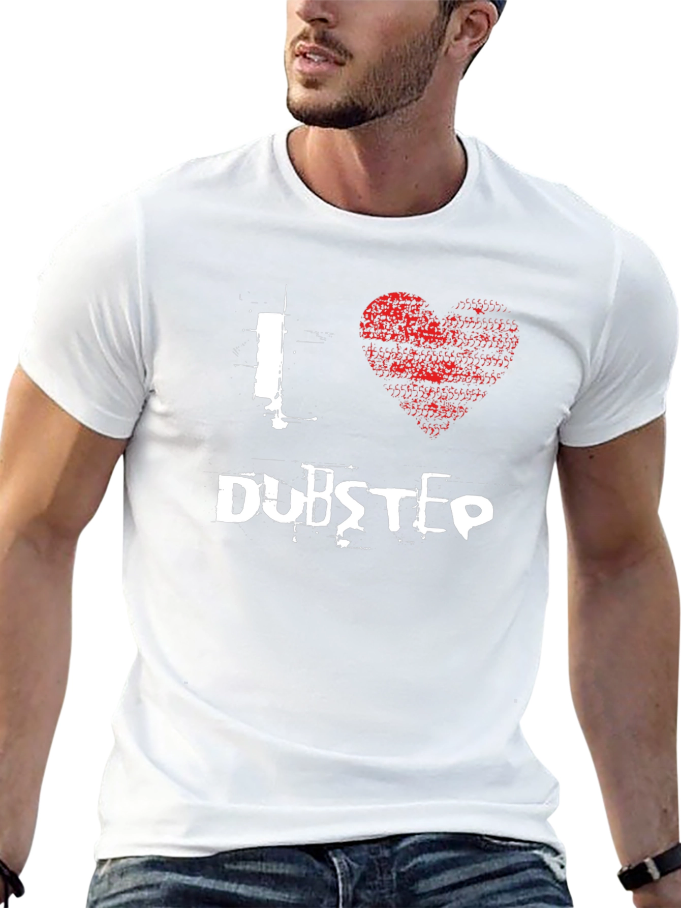 I Heart Dubstep Black T-Shirt