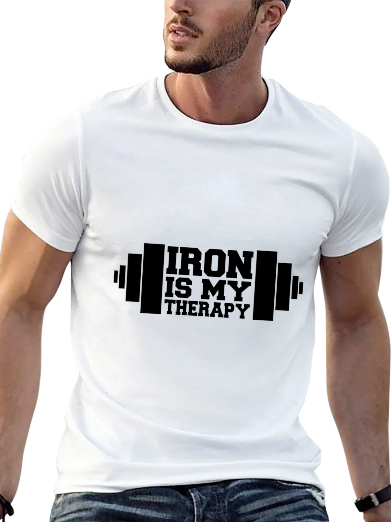 Iron is My Therapy Graphic T-Shirt