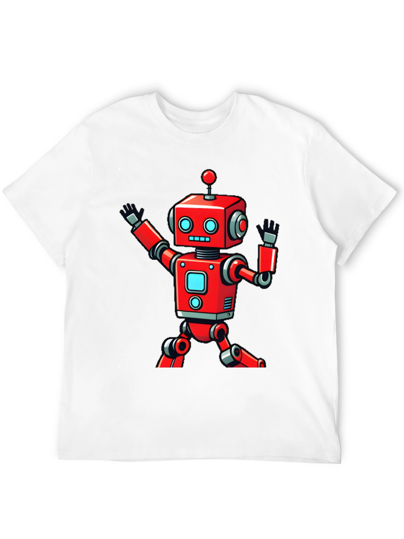 Robot Graphic Black T-Shirt