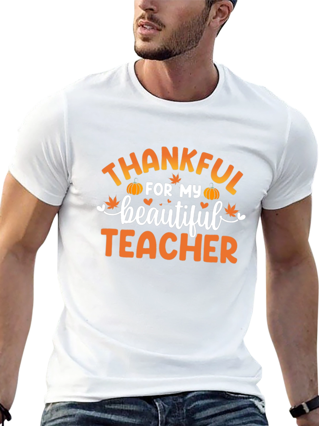 Thankful For My Beautiful Teacher T-Shirt