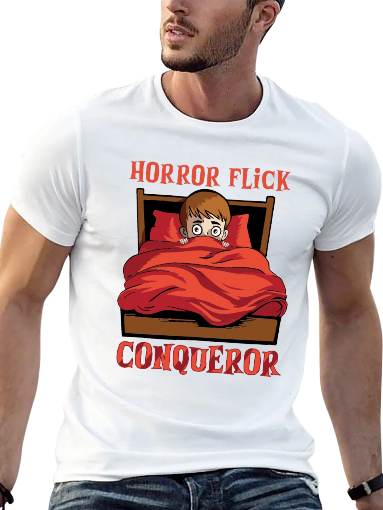 Horror Flick Conqueror Graphic Tee