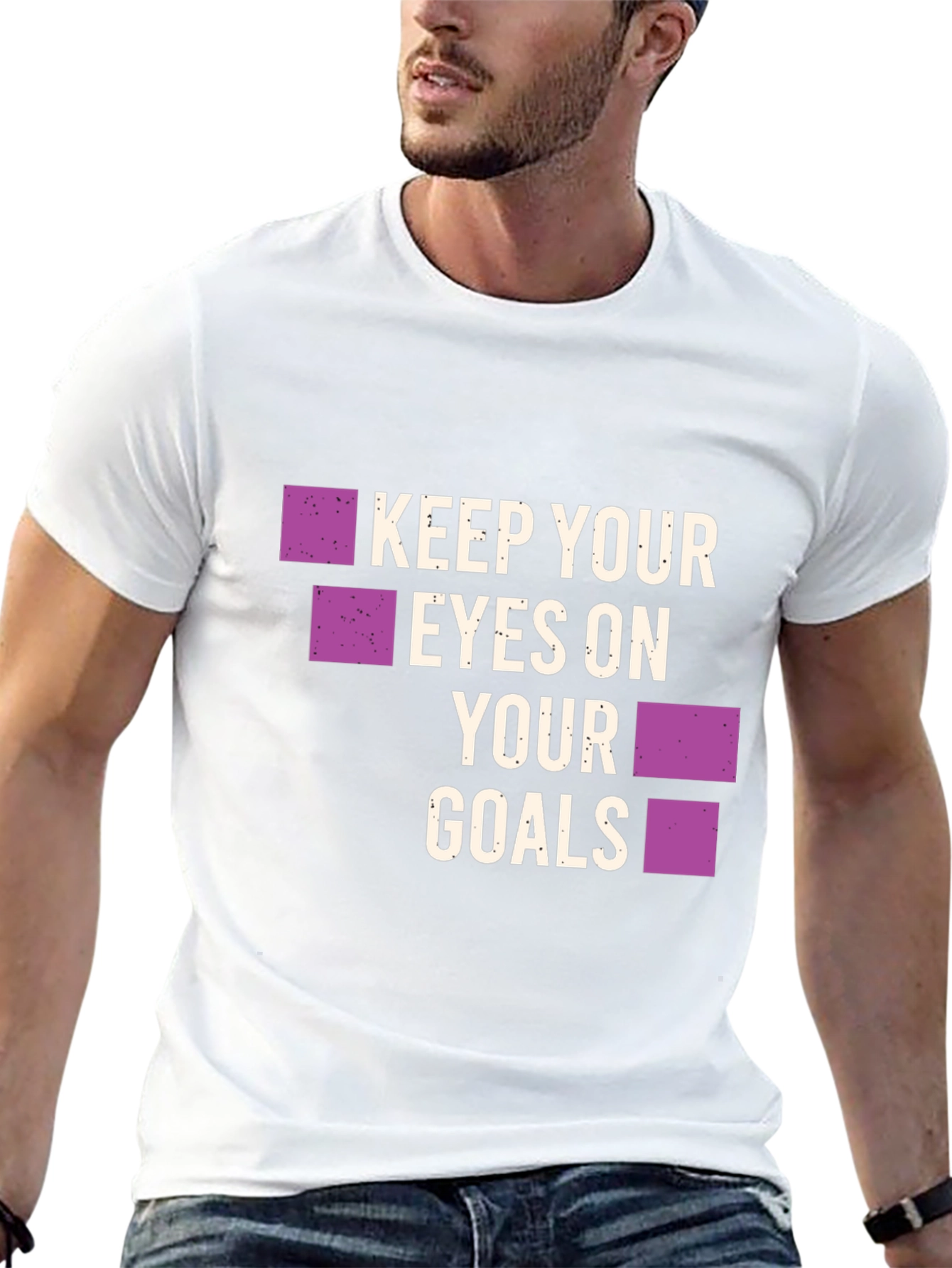 Keep Your Eyes on Your Goals Graphic Tee