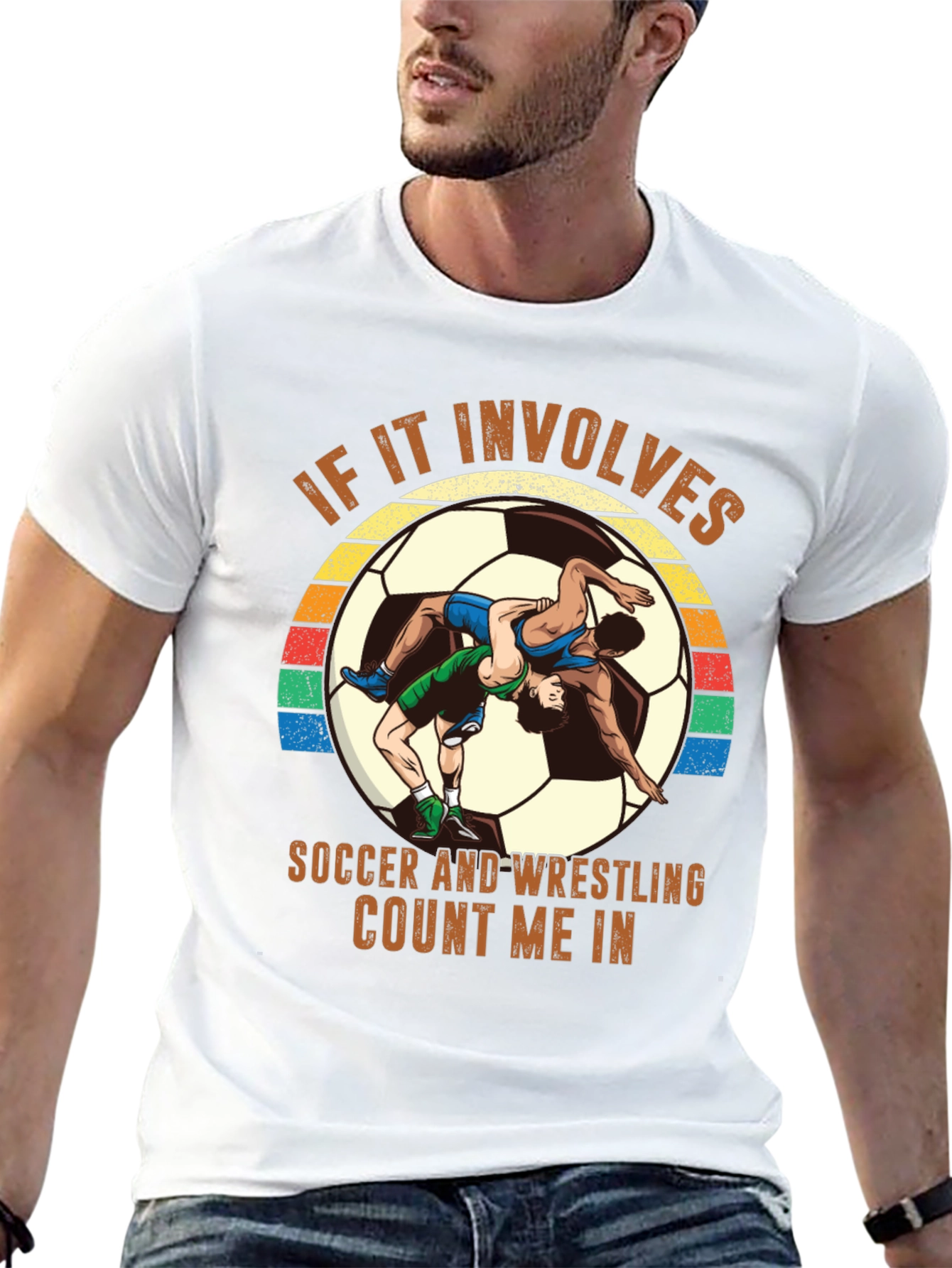 Soccer Wrestling T-Shirt - Count Me In!
